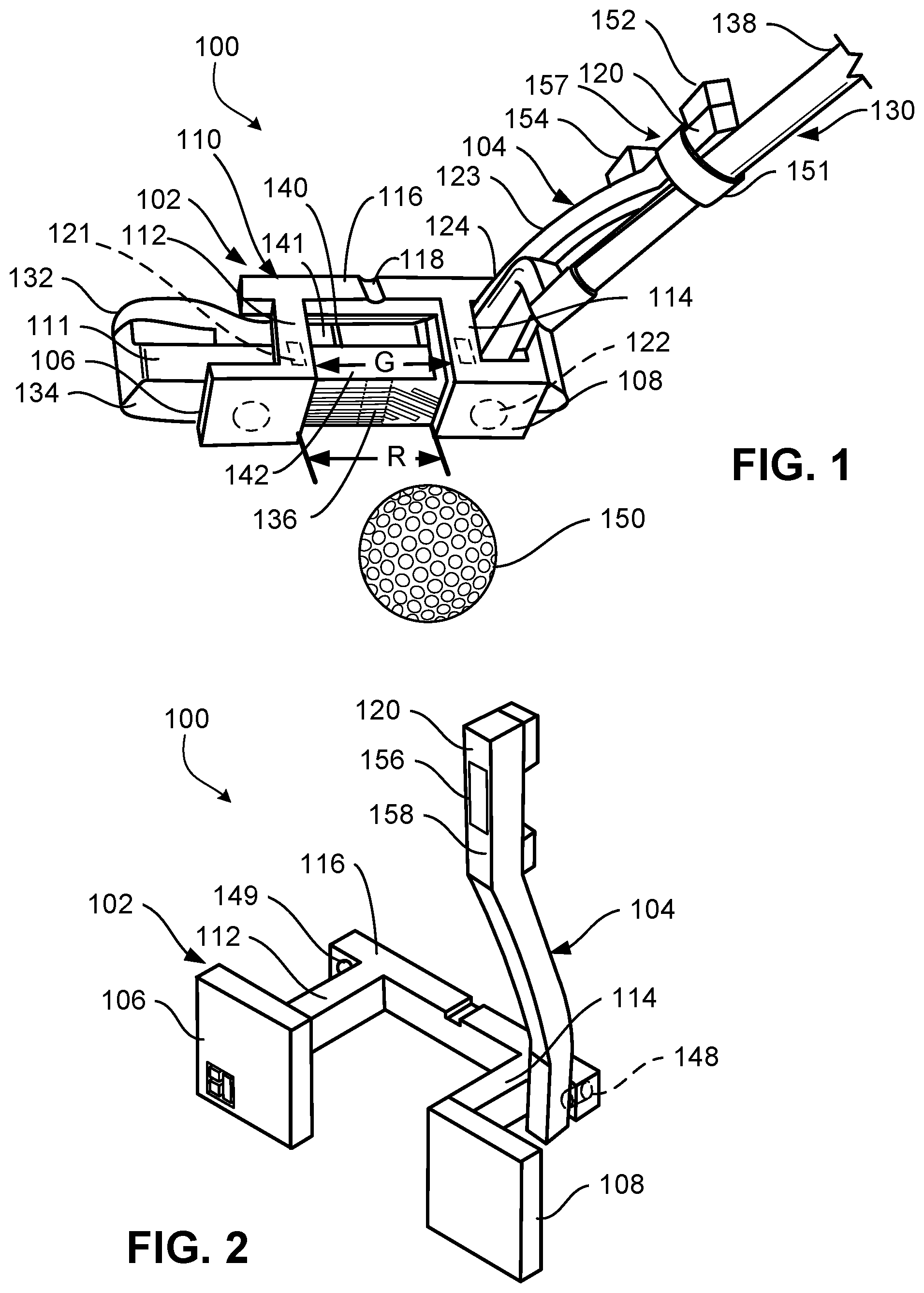 Patent US12311246 — Putting aid — Figure 1