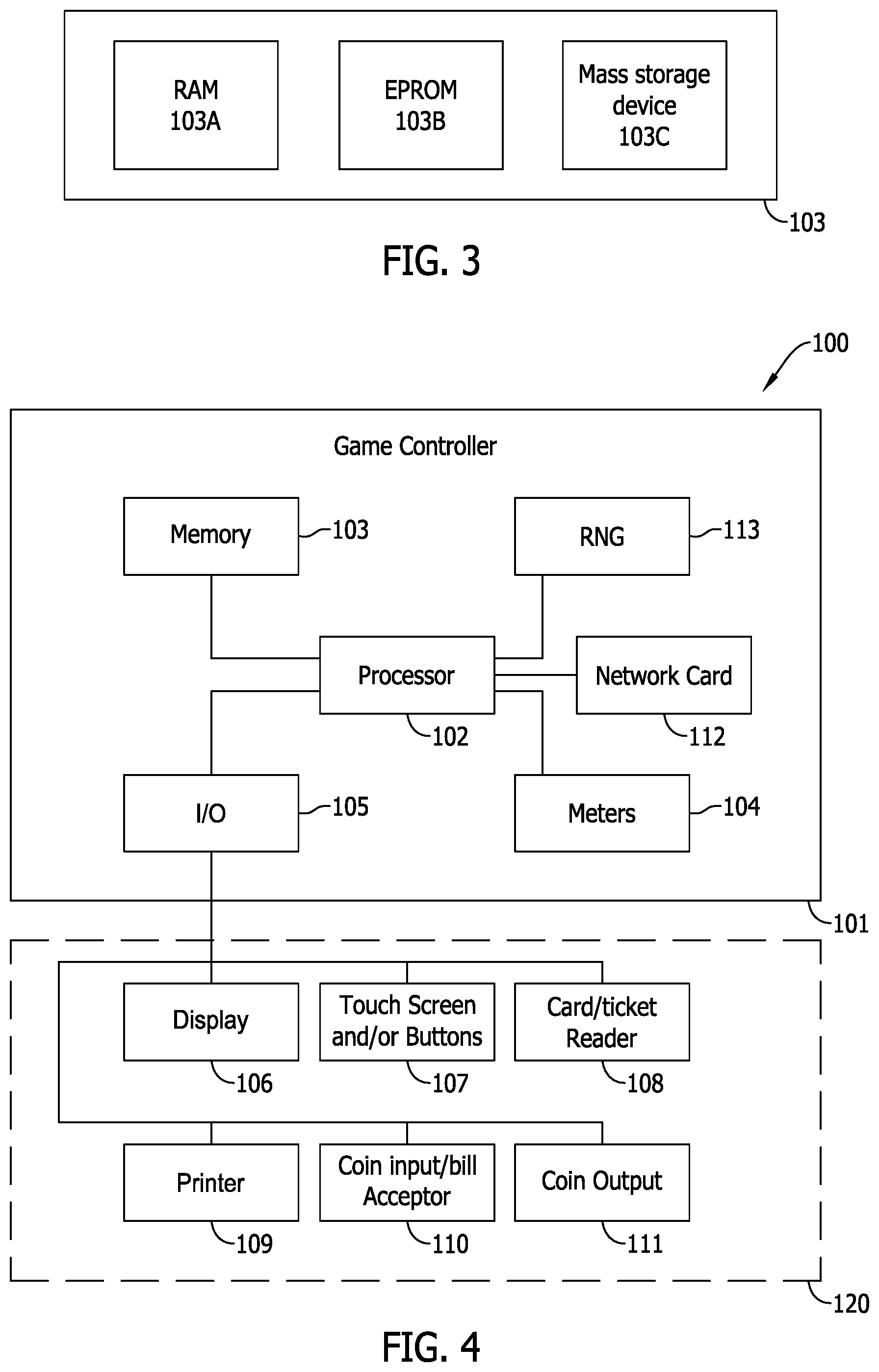 Patent US12311275 Figure 3 – Electronic gaming machine including a wireless charging apparatus