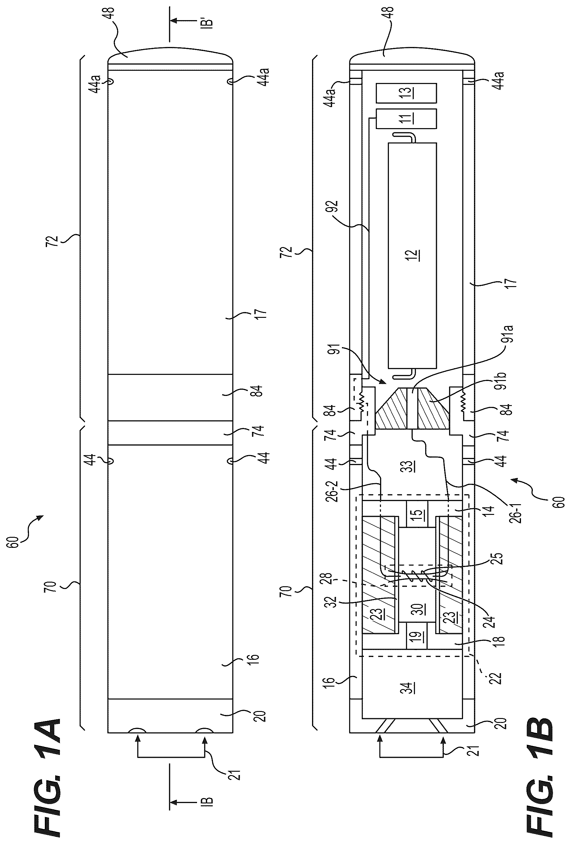 Patent US12311288 — E-vaping device cartridge with superabsorbent polymer — Figure 1