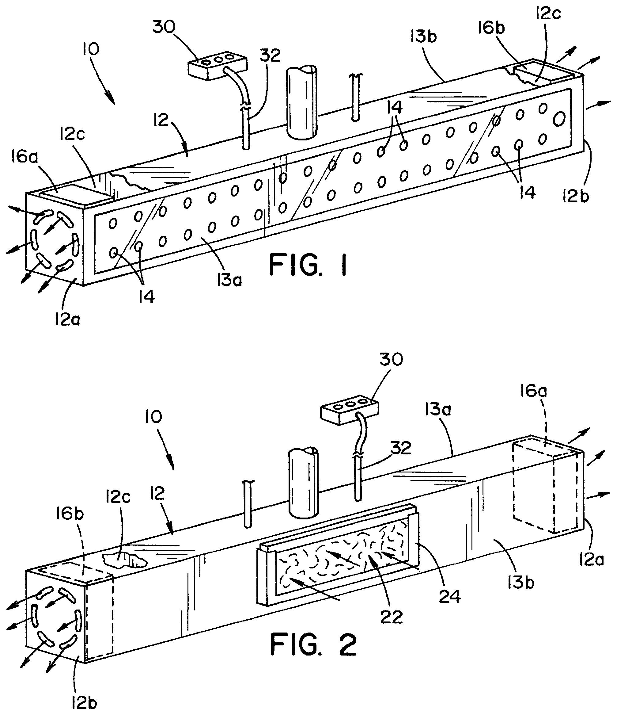 Patent US12311304 — Device for decontaminating a region and verifying decontamination of the region — Figure 1