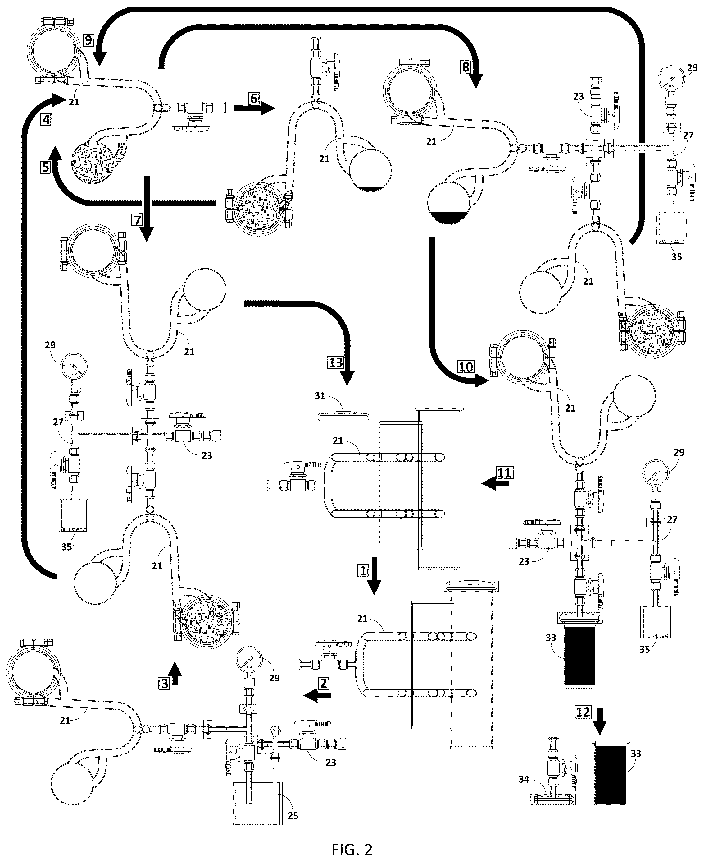 Patent US12311309 Figure 3 – Couplable closed extractors and methods for their use