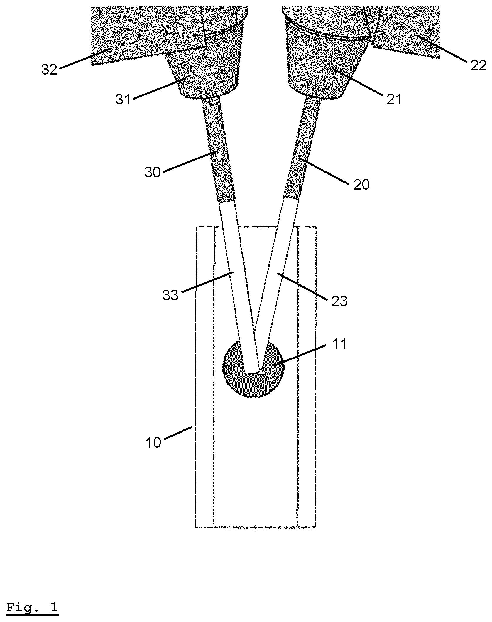 Patent US12311318 — Potting process and apparatus — Figure 1