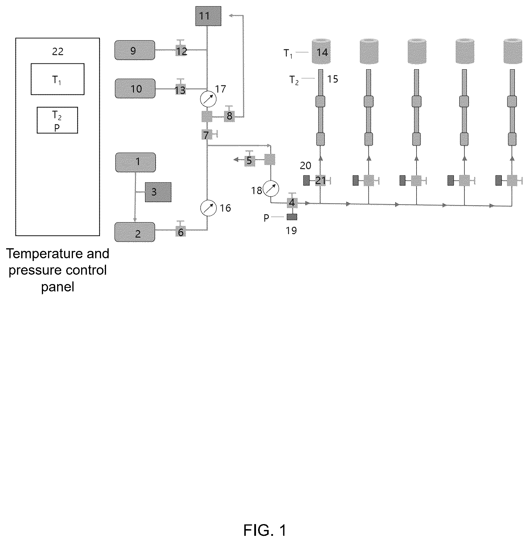 Patent US12311329 — Devices and methods for controlling pressure of high-temperature and high-pressure reactors — Figure 1
