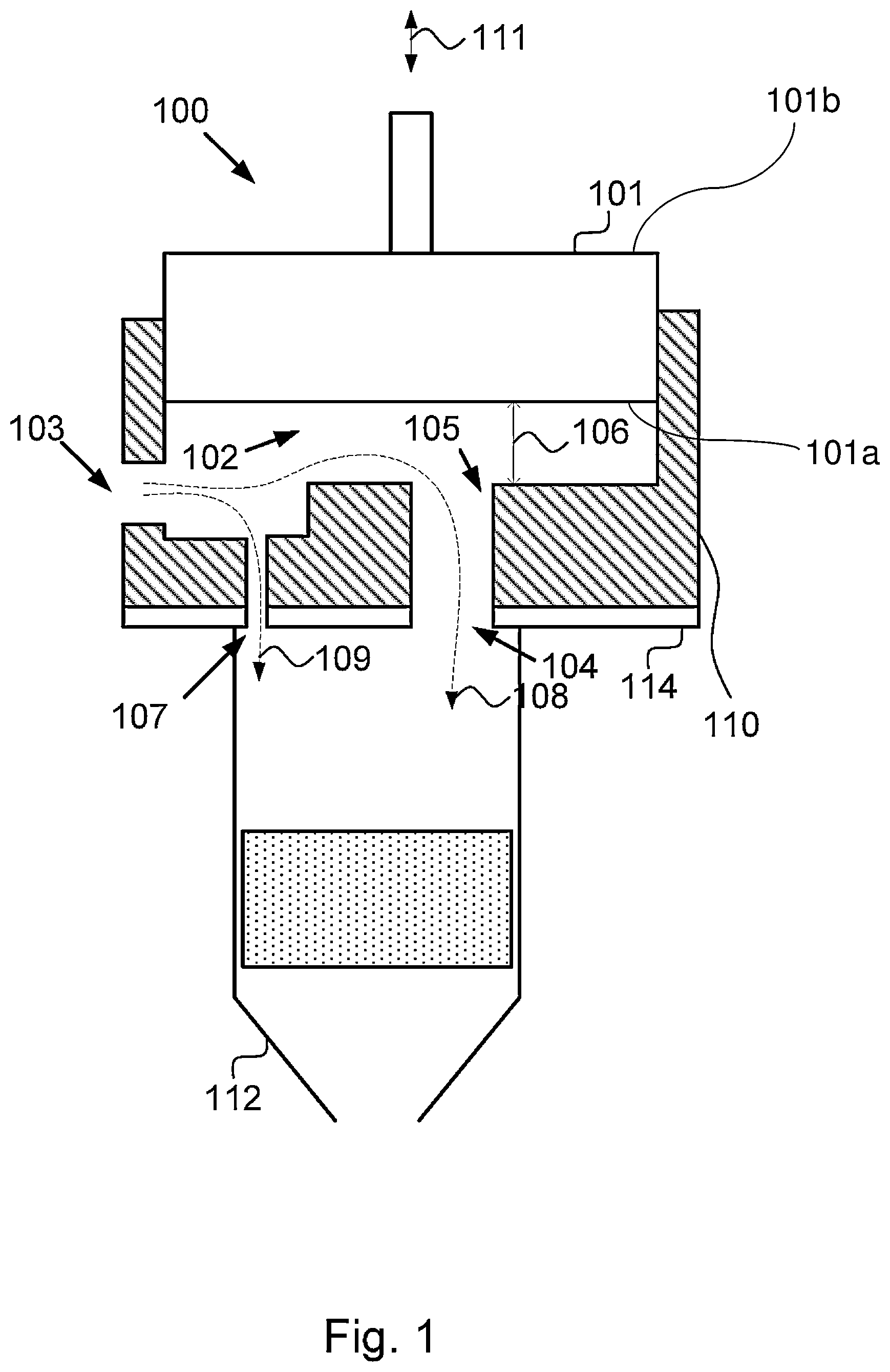 Patent US12311359 — Method and device for flow control — Figure 1