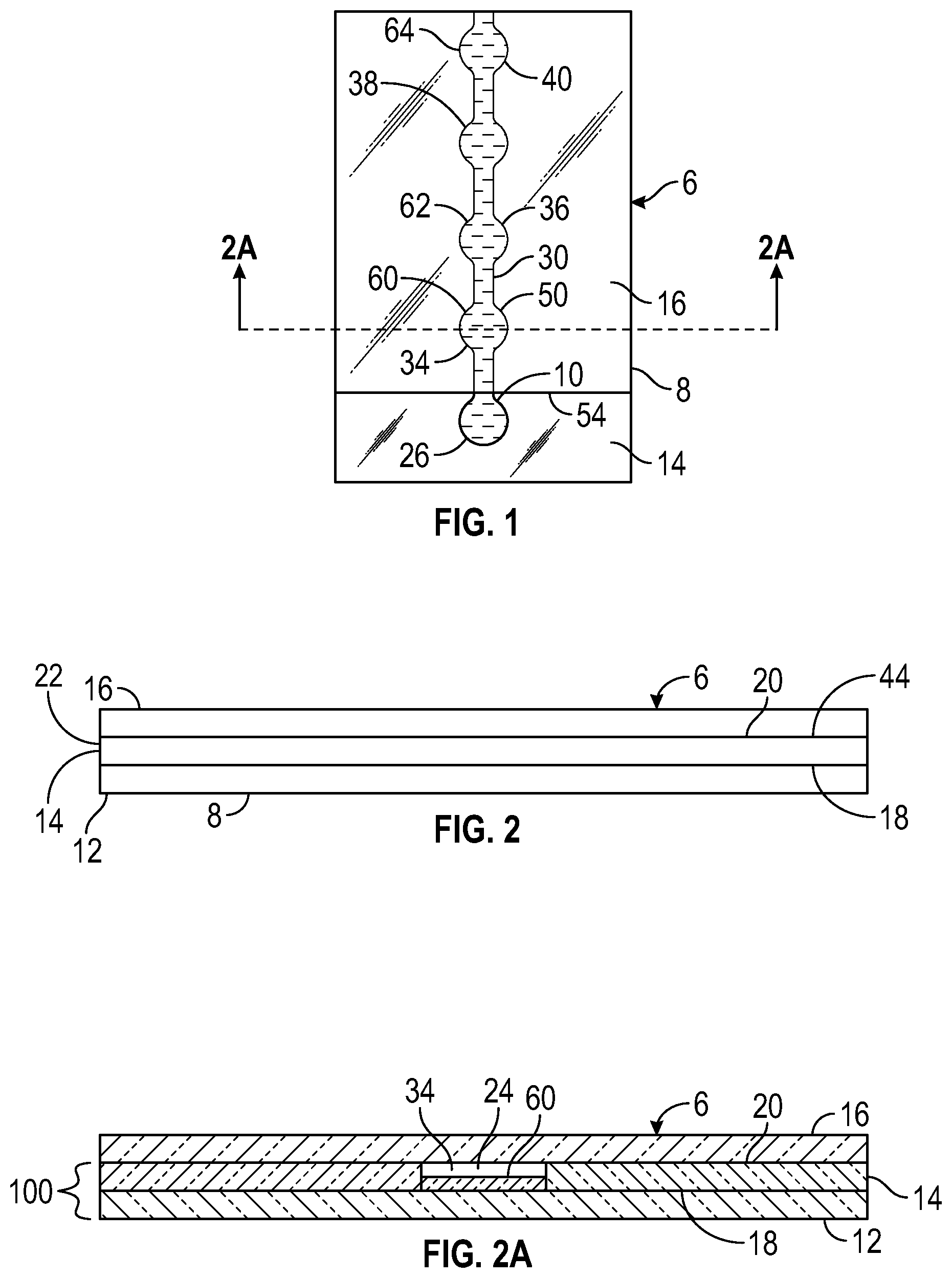 Patent US12311363 Figure 1 – HBA1c assay slide and method of making same