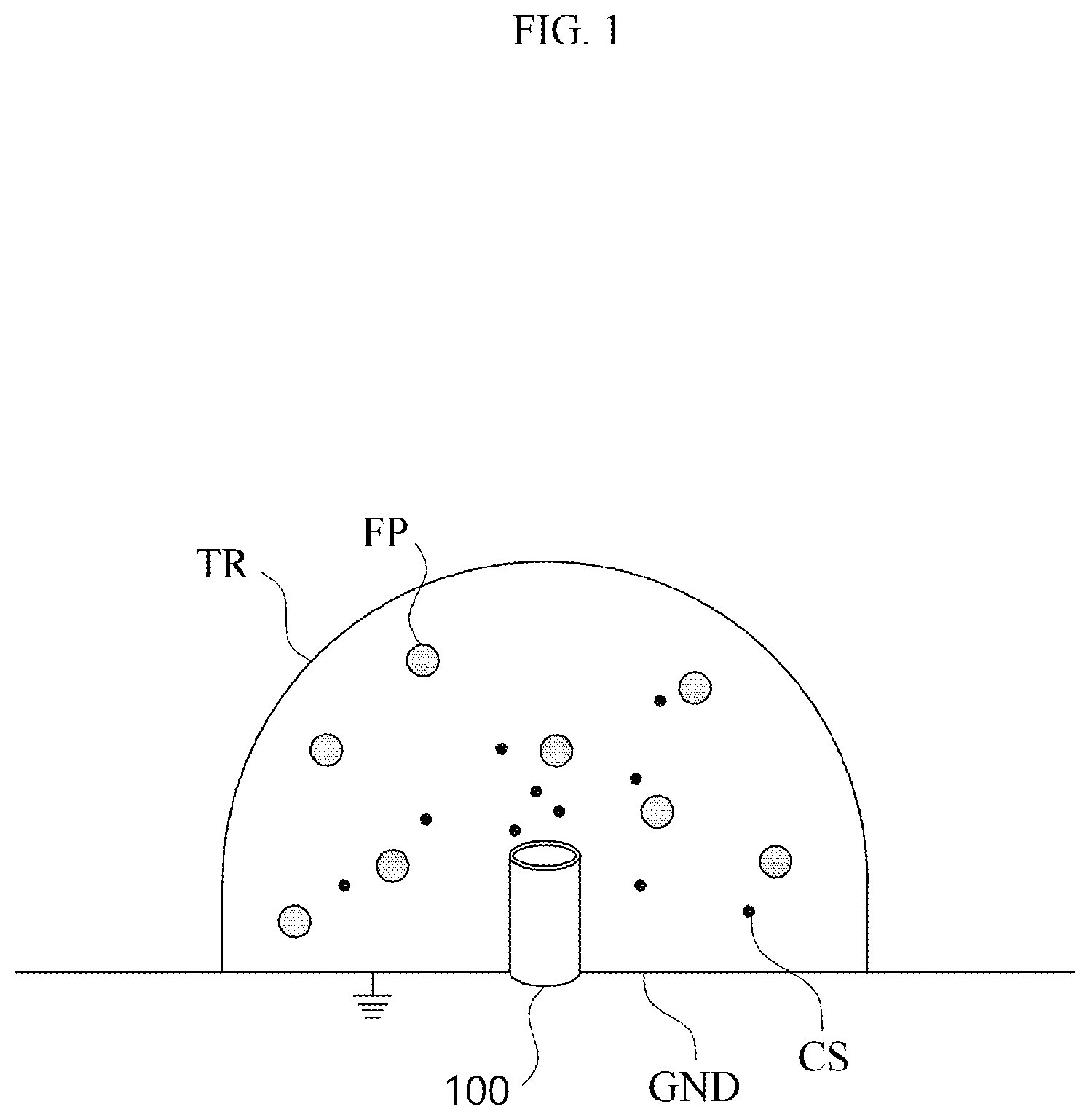 Patent US12311386 — Device and method for managing fine particle concentration — Figure 1