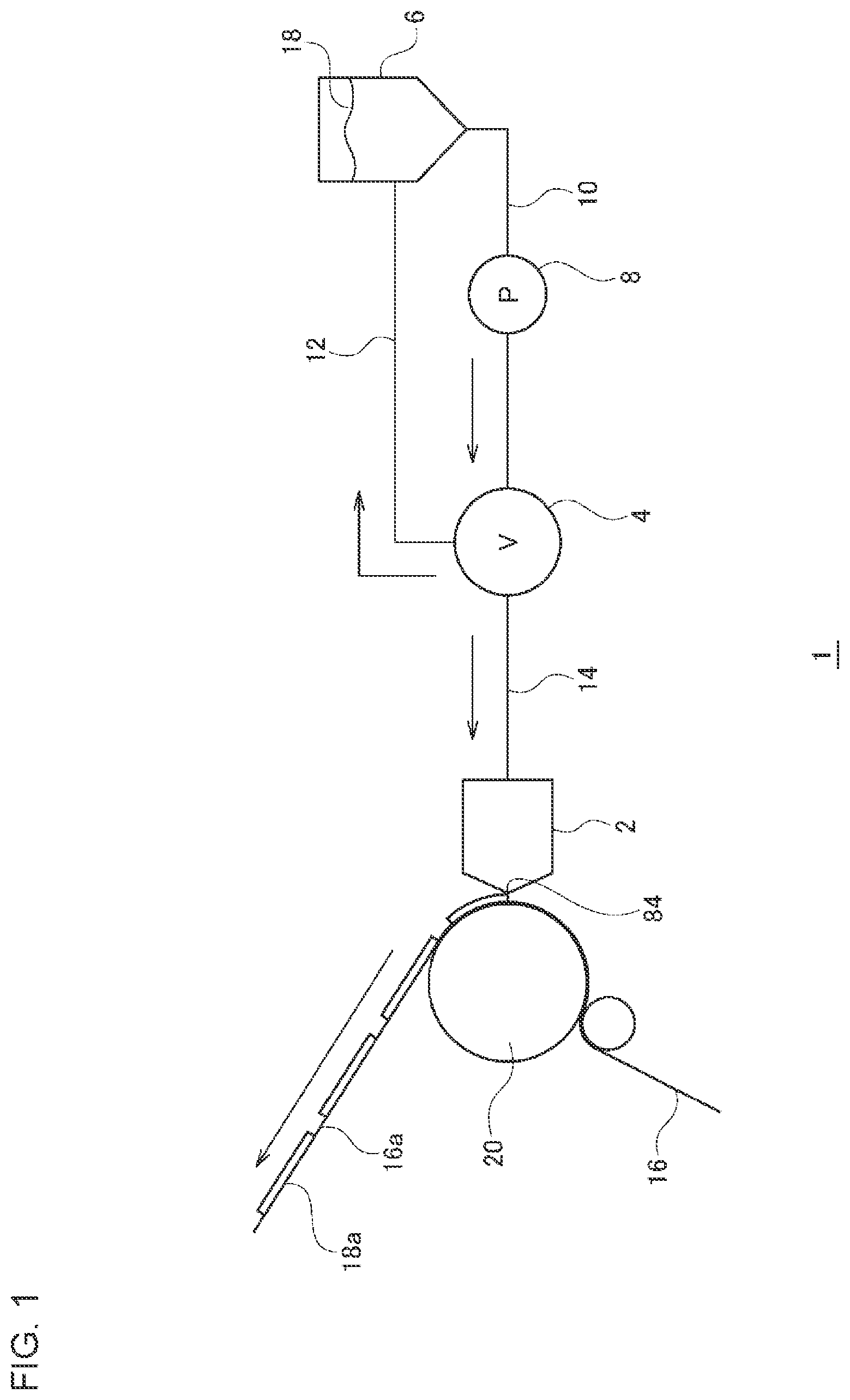 Patent US12311402 — Intermittent valve and intermittent coating apparatus — Figure 1