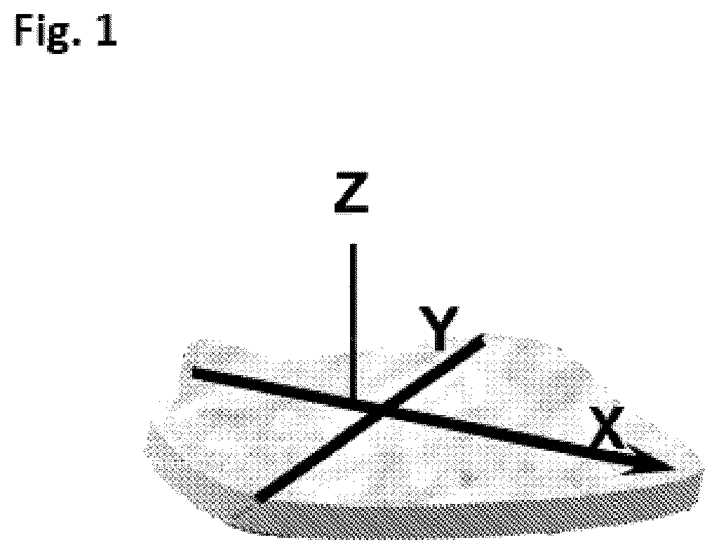Patent US12311406 — Methods for producing optical effect layers comprising magnetic or magnetizable pigment particles and exhibiting one or more indicia — Figure 1