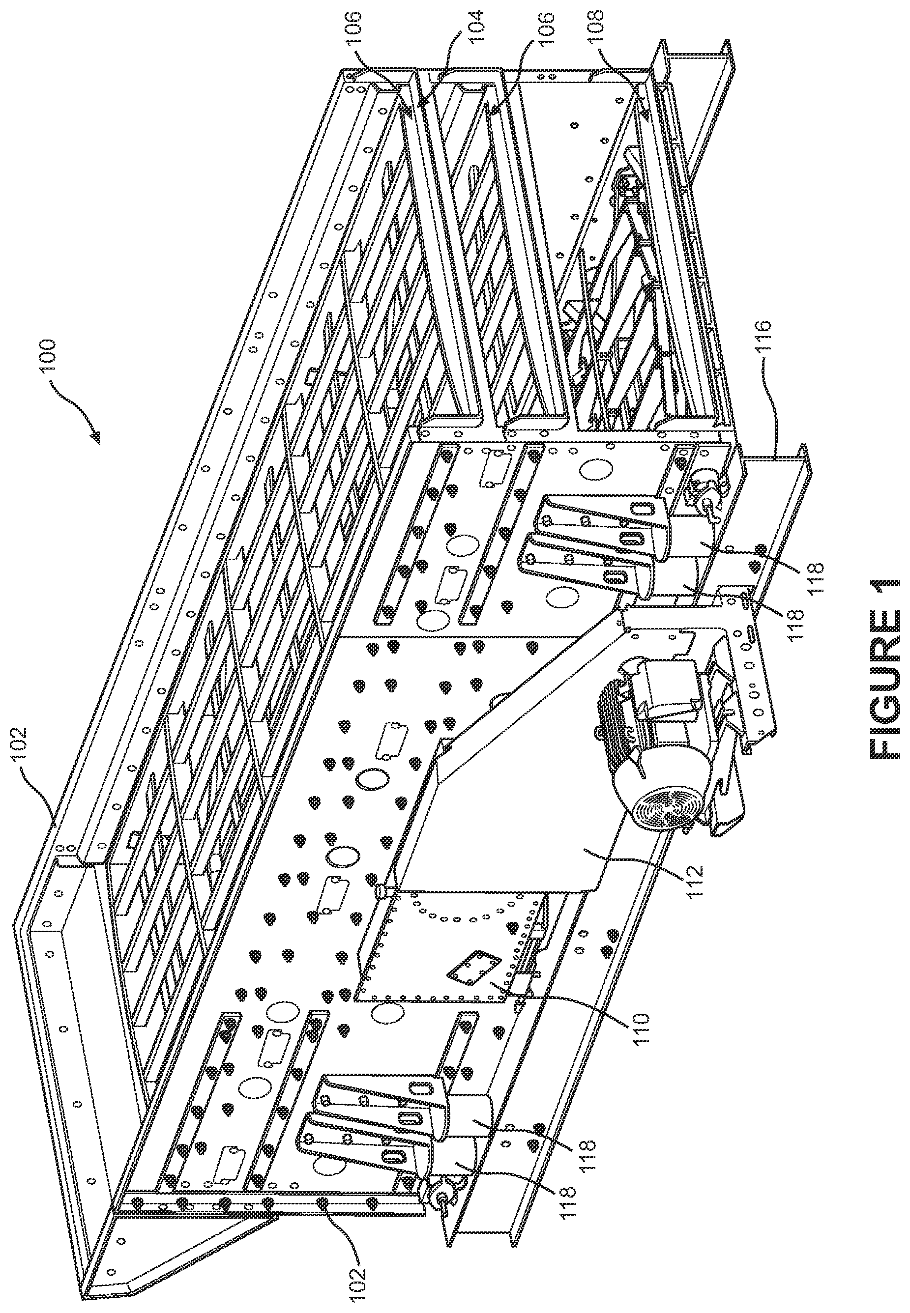 Patent US12311408 — Flexible screen deck — Figure 1