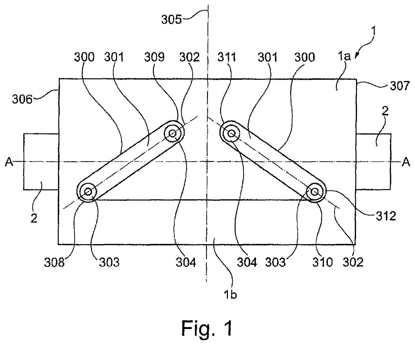 Patent US12311422 — Measuring roller for determining a characteristic of a strip-shaped material passed over the measuring roller, use of a measuring roller for determining a characteristic of a strip-shaped material passed over the measuring roller, and method for determining the position of a strip edge of a strip-shaped material — Figure 1