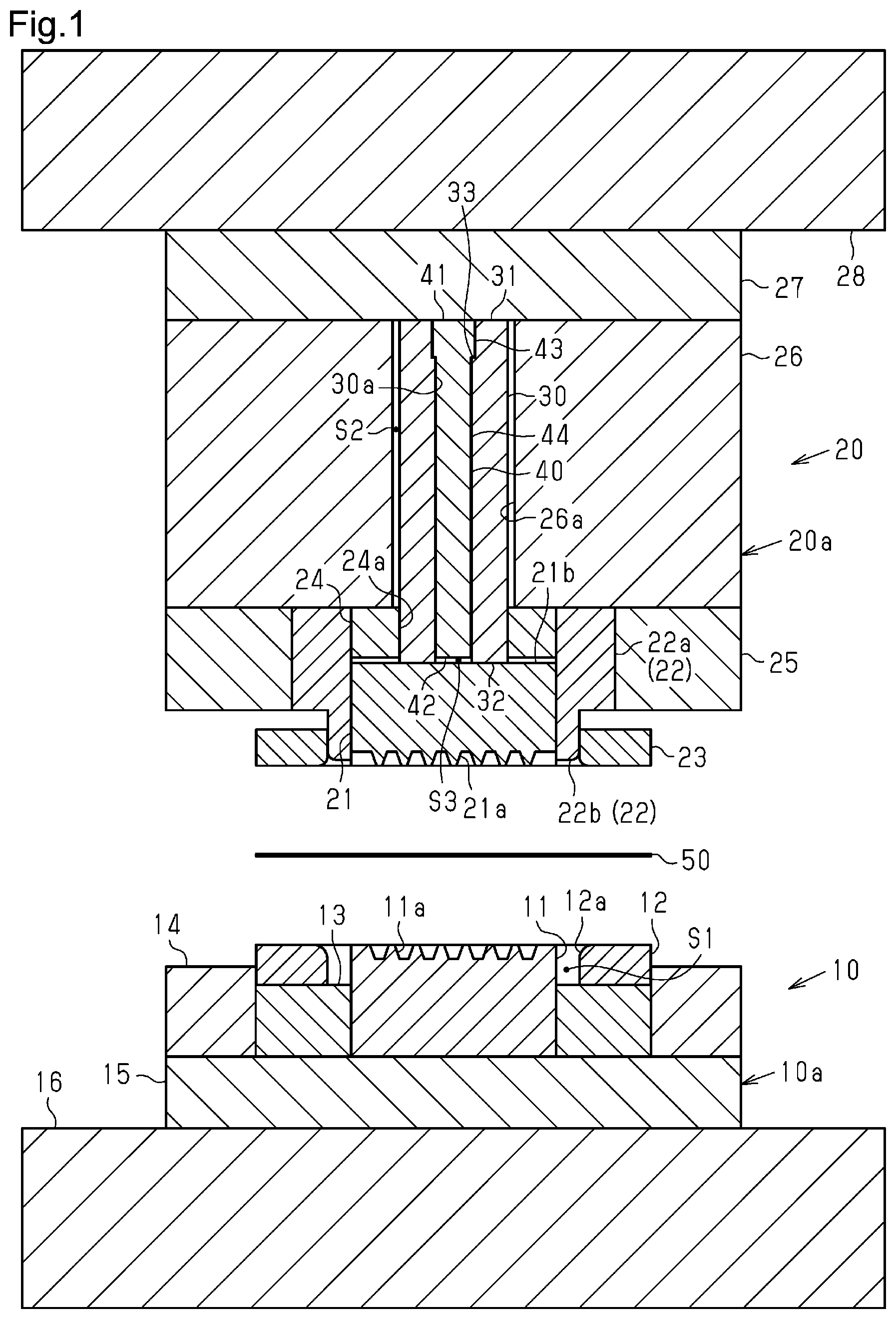 Patent US12311425 — Workpiece production apparatus — Figure 1