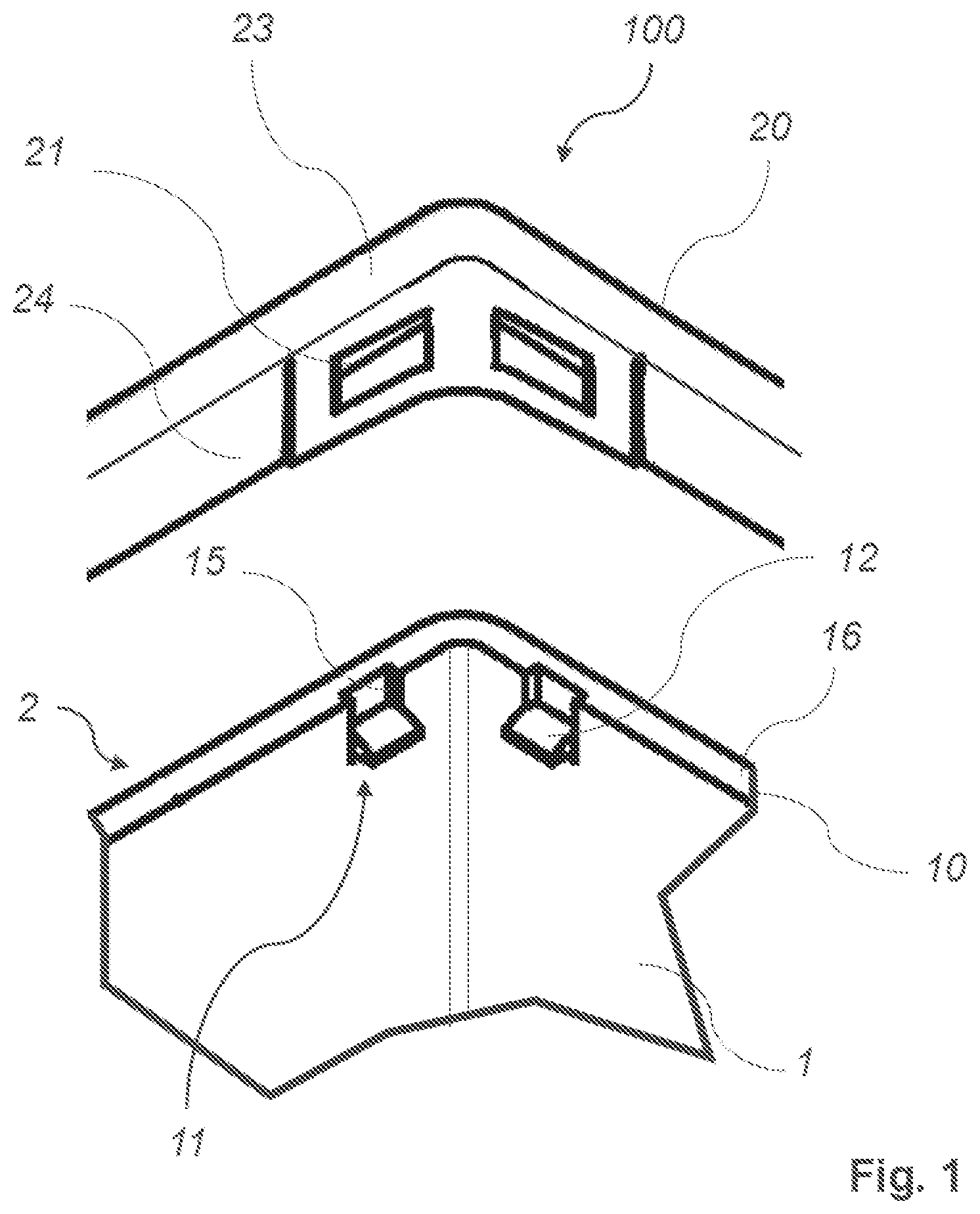 Patent US12311433 — Method of manufacturing a tube snap fastening arrangement — Figure 1