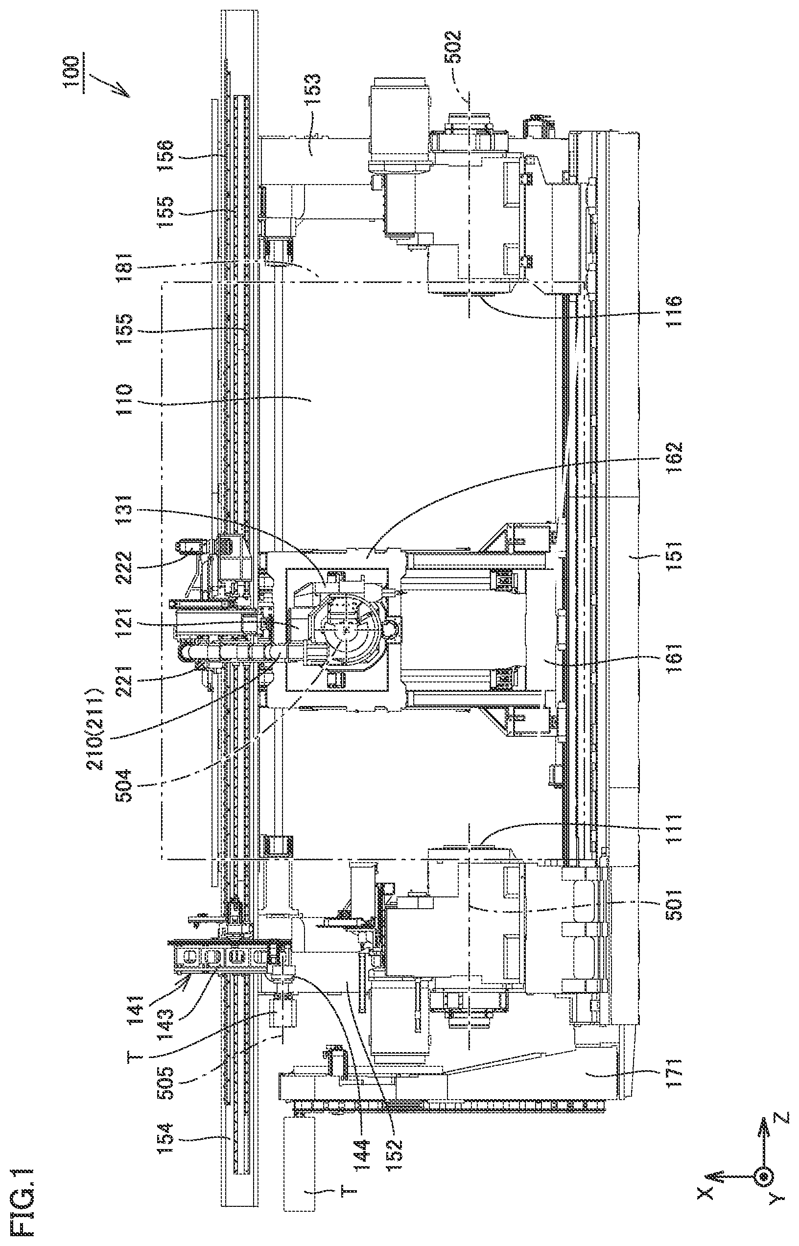 Patent US12311442 — Processing machine — Figure 1