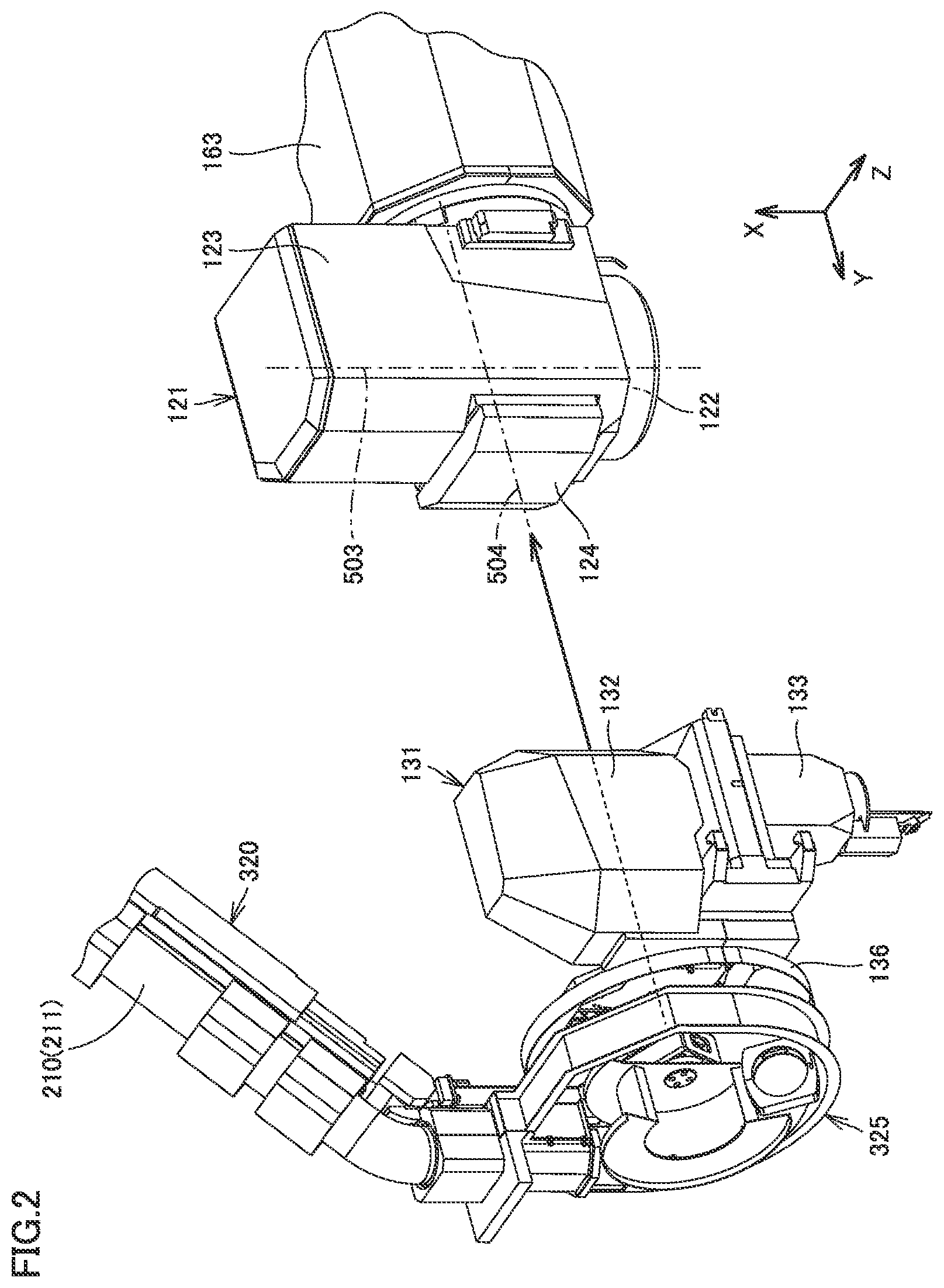 Patent US12311442 Figure 2 – Processing machine