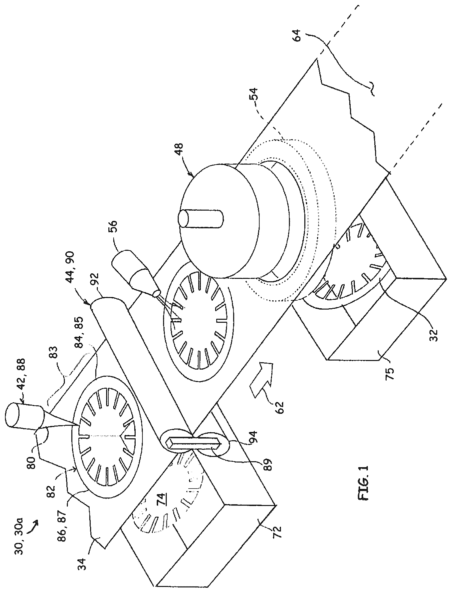 Patent US12311462 — Laser assisted machining of sheet material — Figure 1