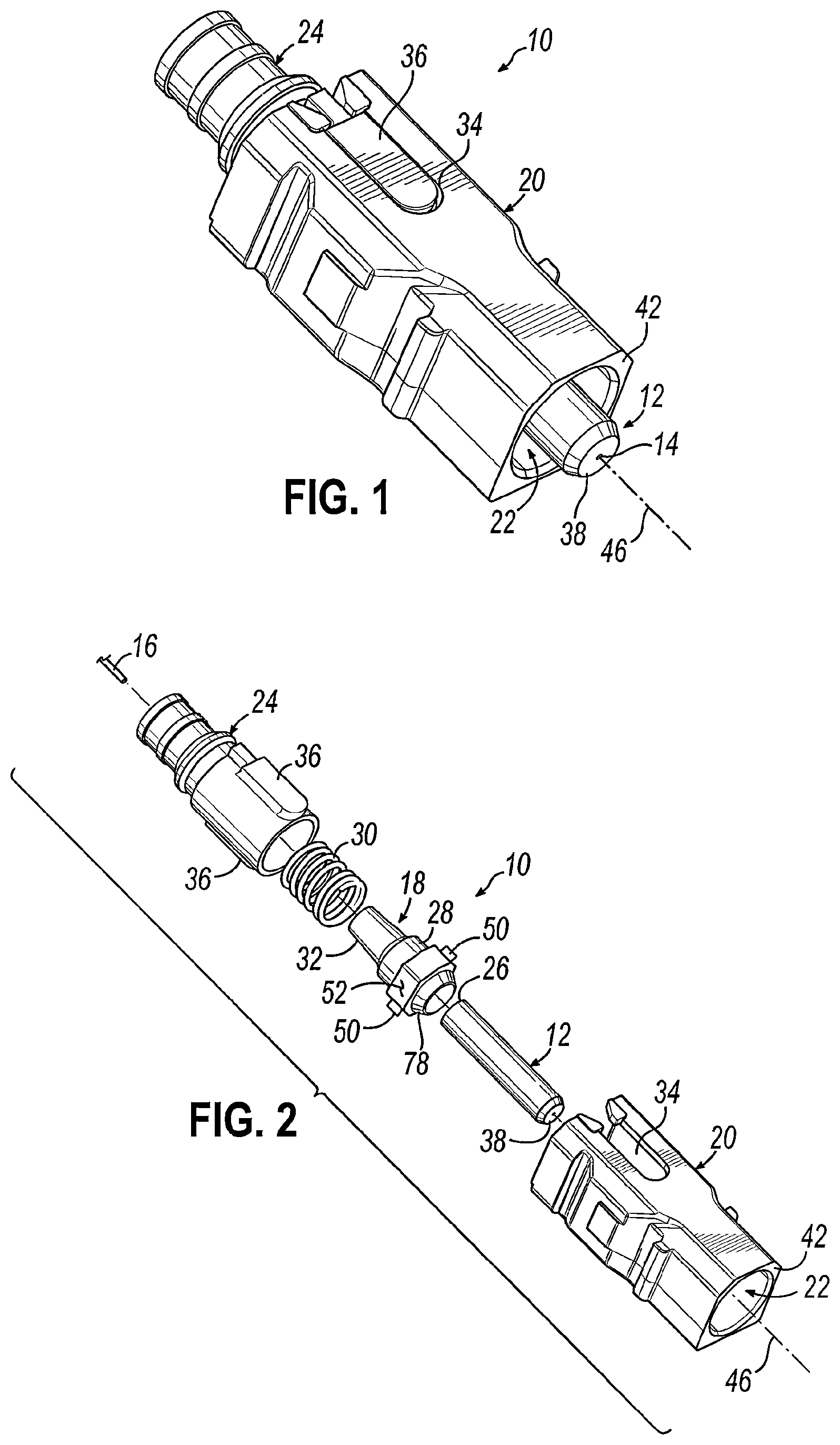 Patent US12311492 — Method and apparatus for forming a convex end face in a ferrule — Figure 1
