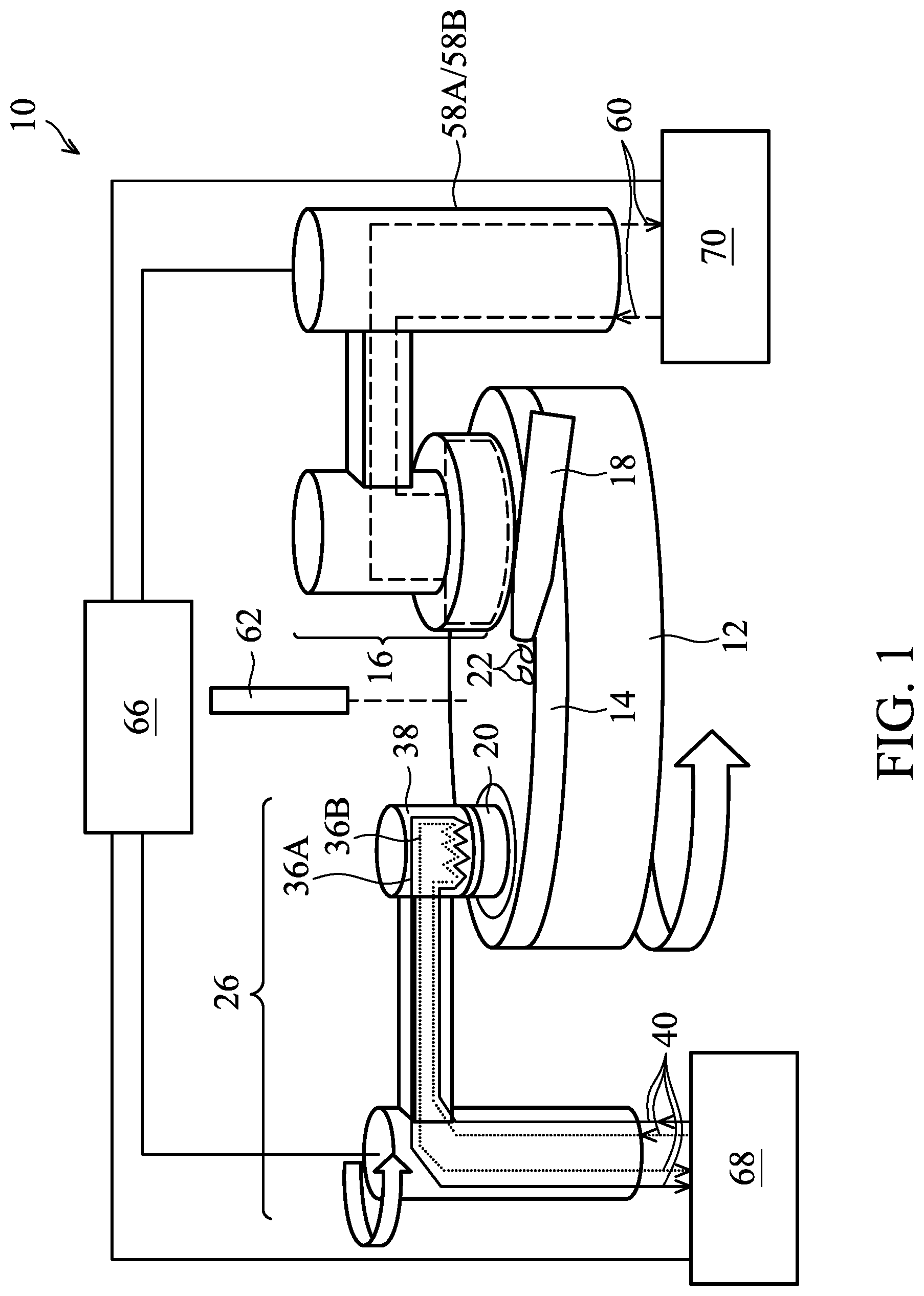 Patent US12311495 — Temperature control in chemical mechanical polish — Figure 1