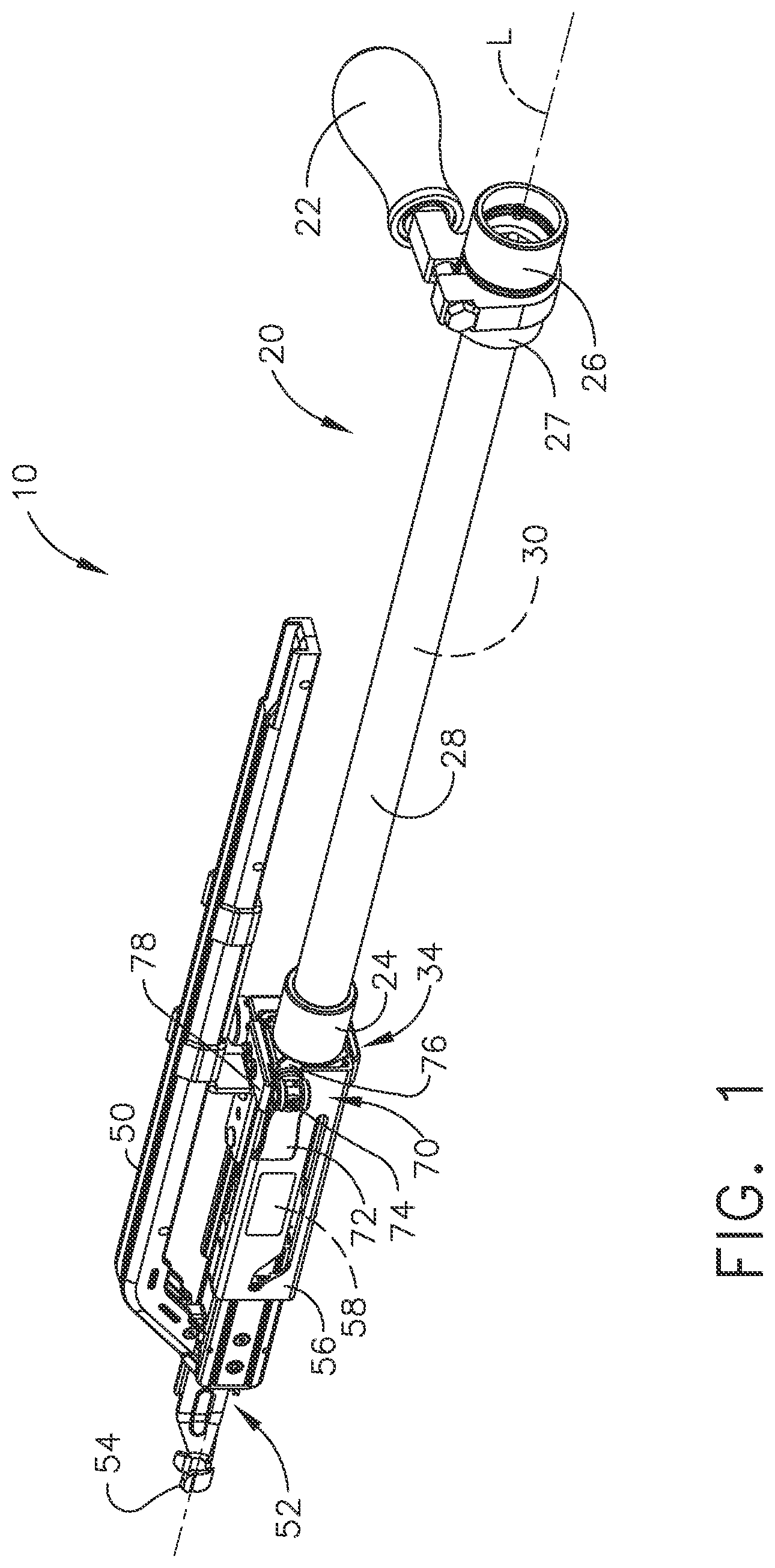 Patent US12311510 — Autofeed screwdriver attachment with clamp-on connector — Figure 1
