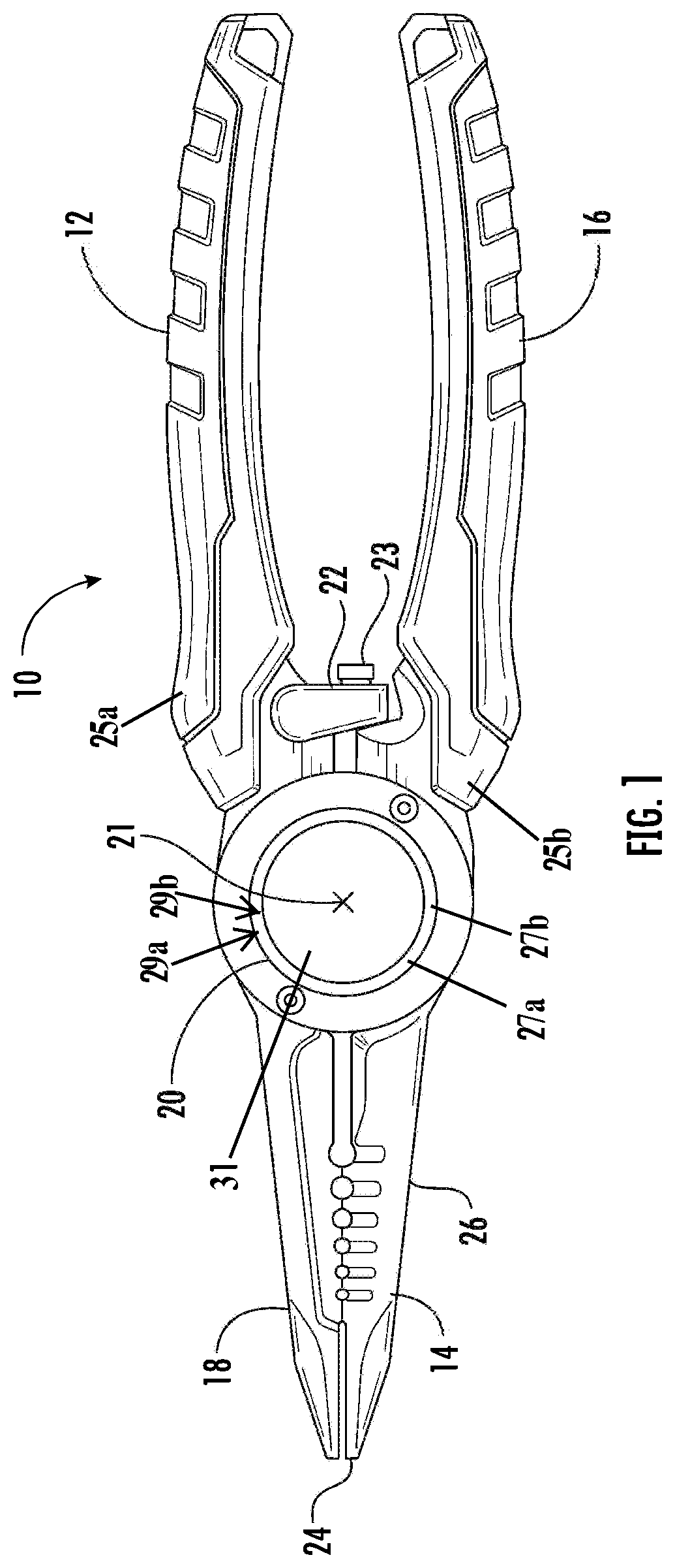Patent US12311514 — Gripping hand tools — Figure 1