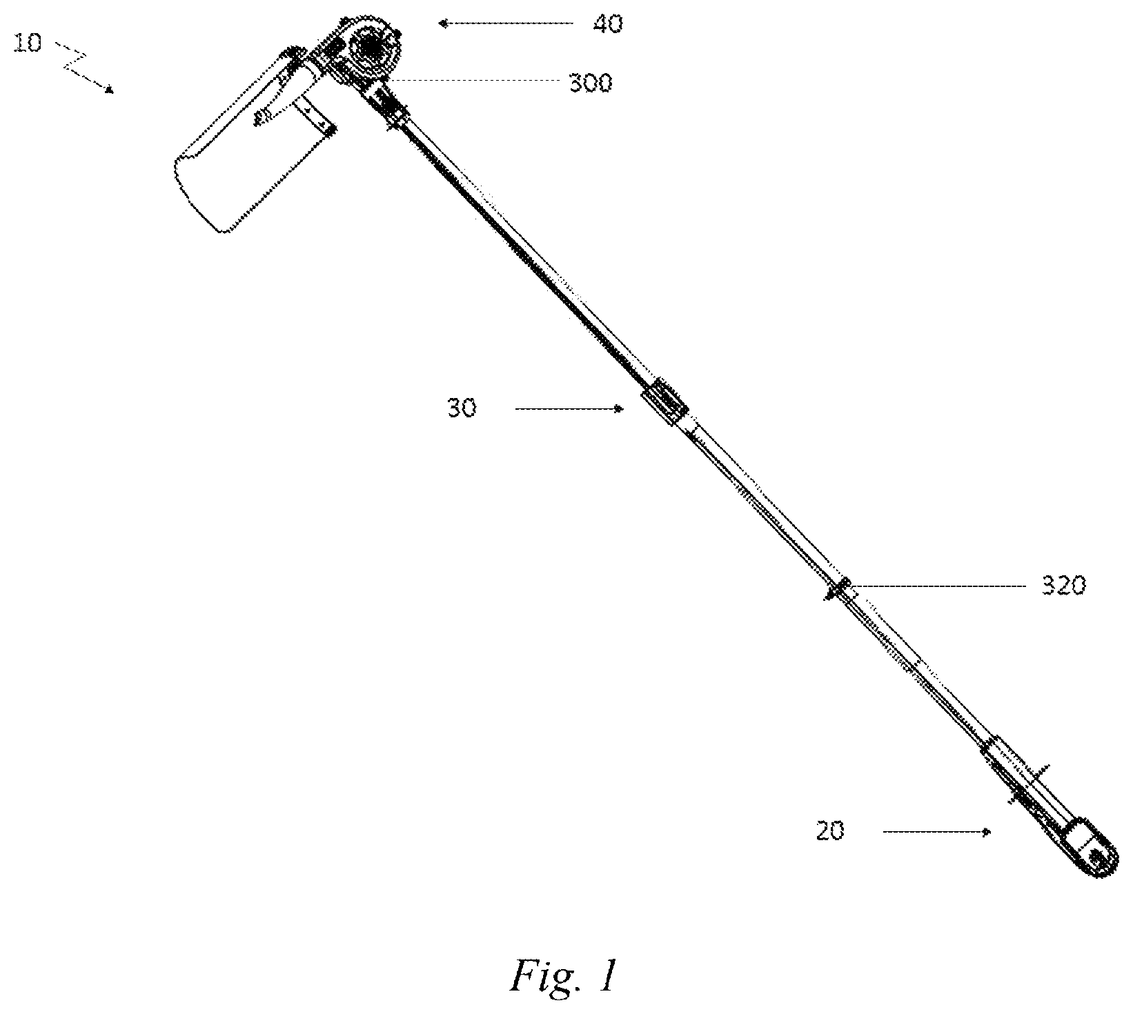 Patent US12311520 — Long-rod-type electric tool — Figure 1