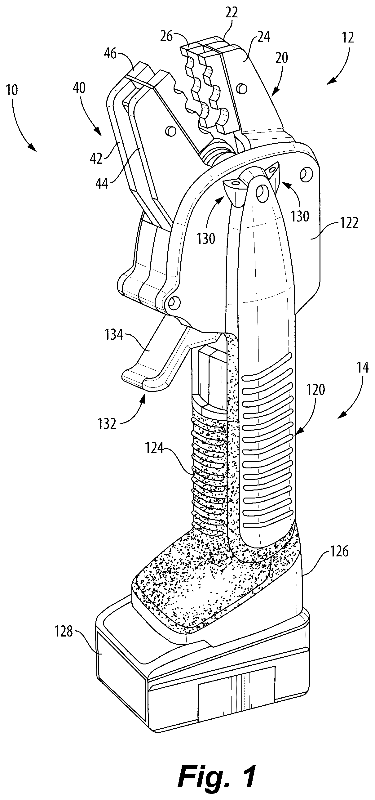 Patent US12311521 — Tool with multi-stage trigger — Figure 1