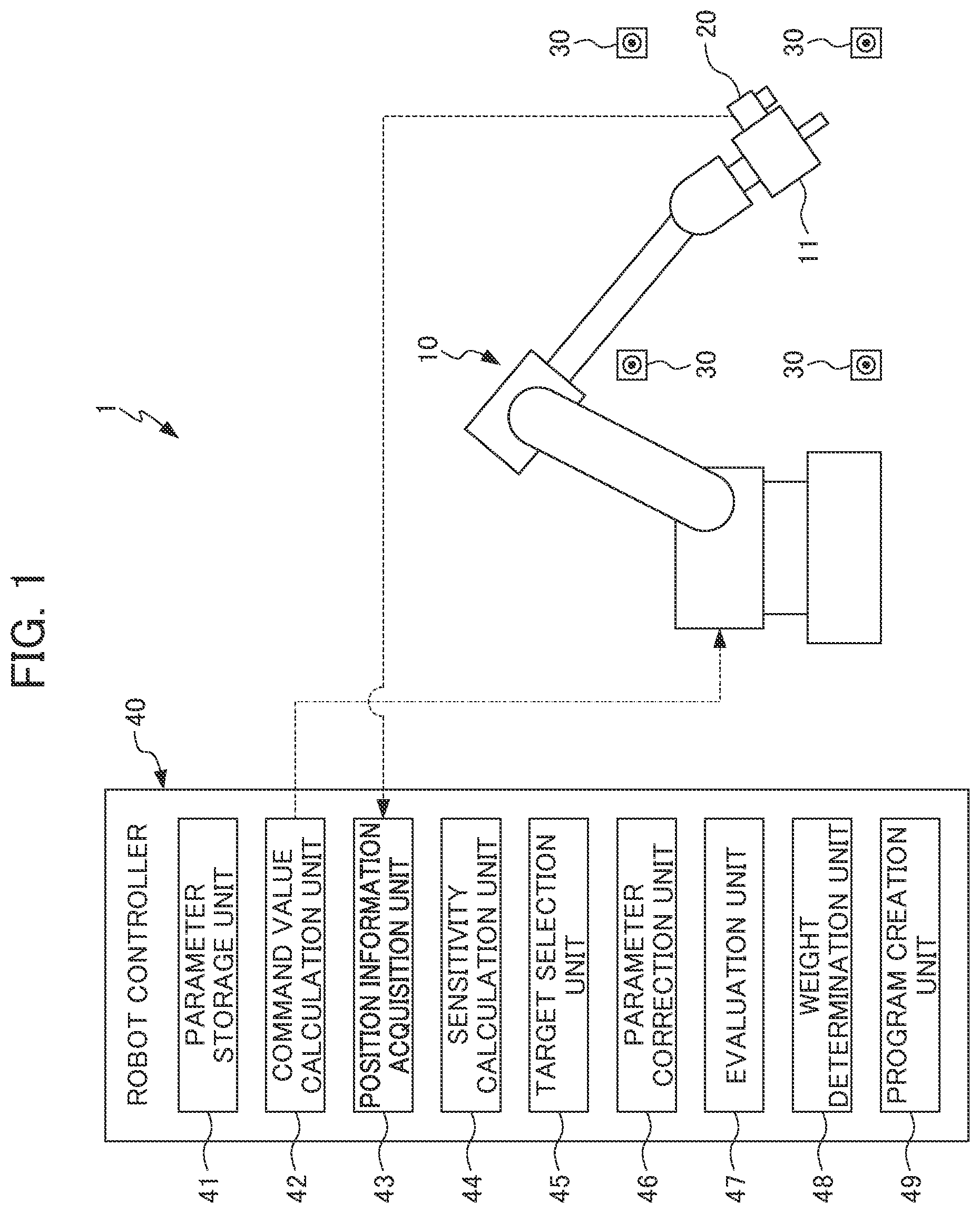 Patent US12311542 Figure 1 – Robot system