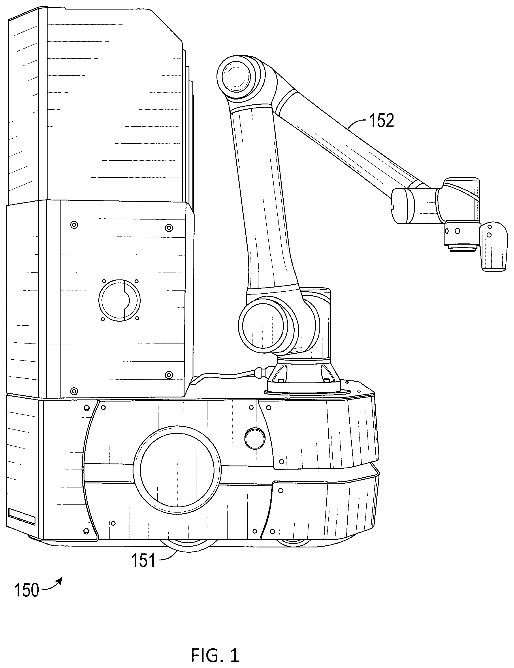 Patent US12311554 — Method and apparatus for dynamically modifying a representation of an autonomous robot — Figure 1