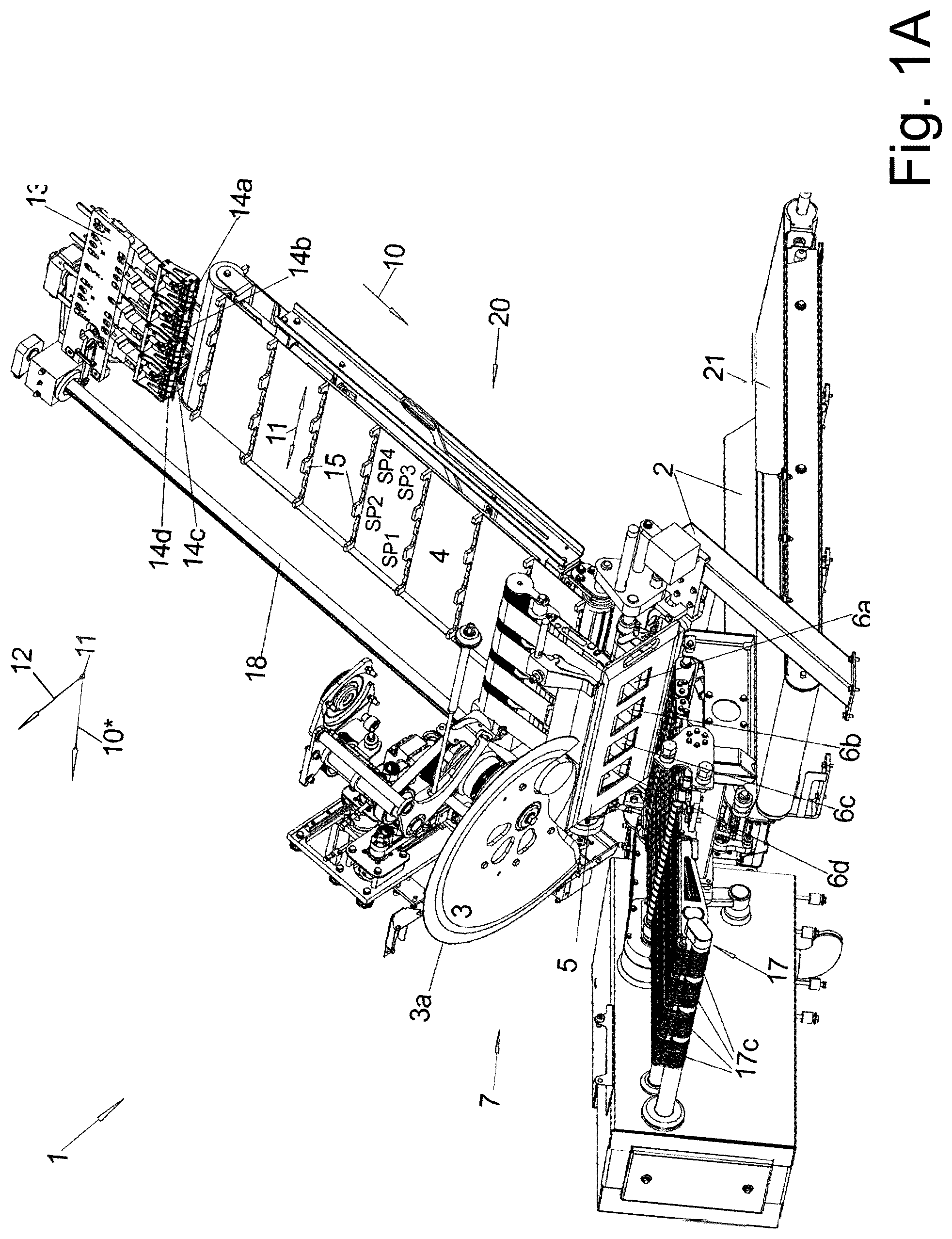 Patent US12311568 — Method for the parallel production of shingled portions with different number of slices and suitable slicing machine — Figure 1