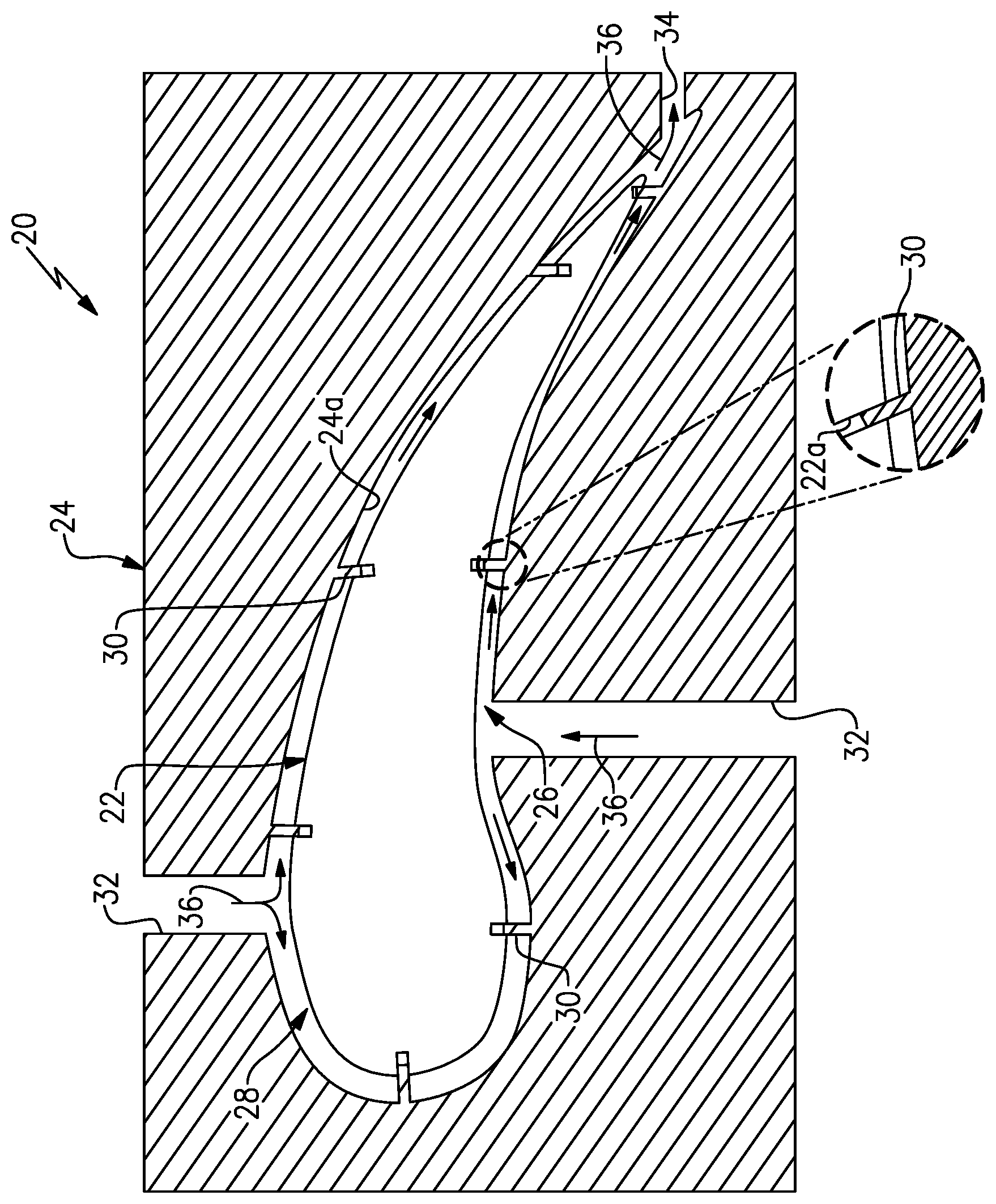 Patent US12311574 — Method and system for molded coating on CMC — Figure 1