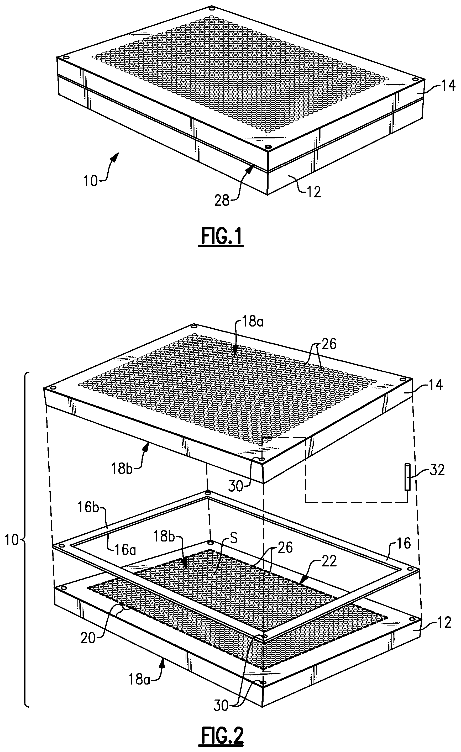 Patent US12311578 — Edge-sealed fixture for processing CMC — Figure 1
