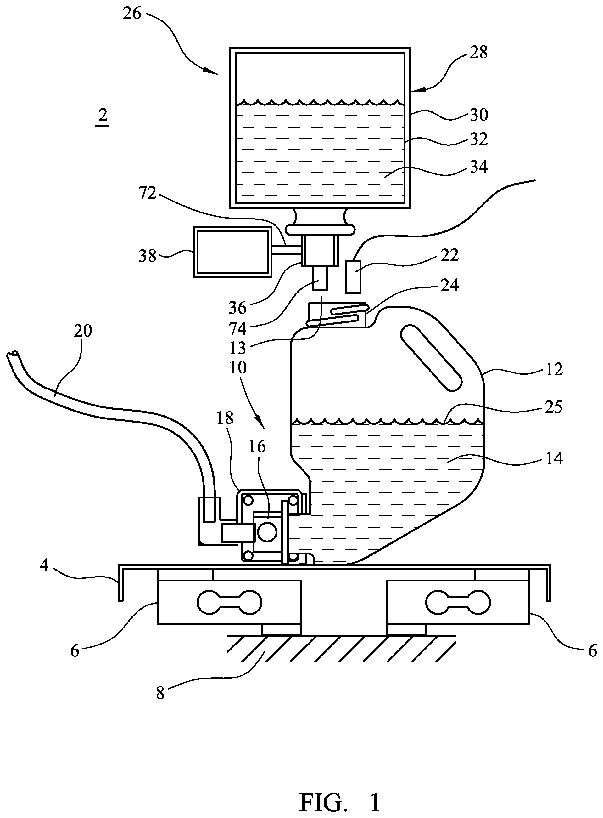 Patent US12311586 — Apparatus and method for dosing a fluid formulation into a polymeric material — Figure 1