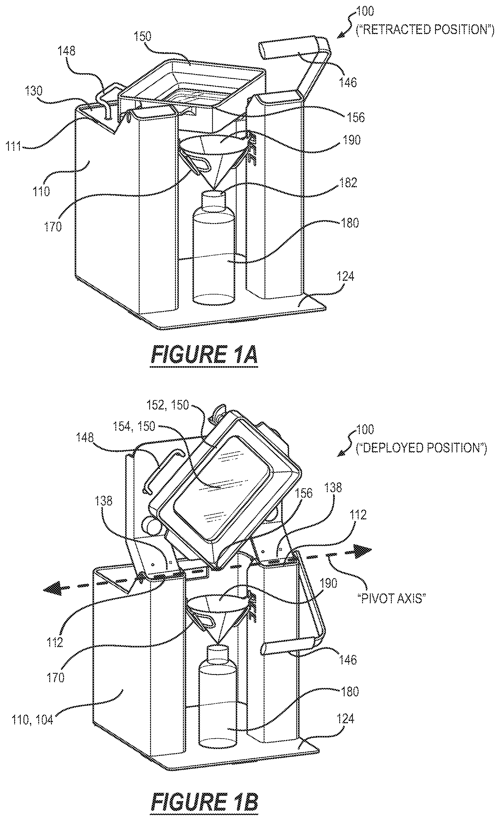 Patent US12311604 — System for tray cleaning and resin collection in an additive manufacturing process — Figure 1