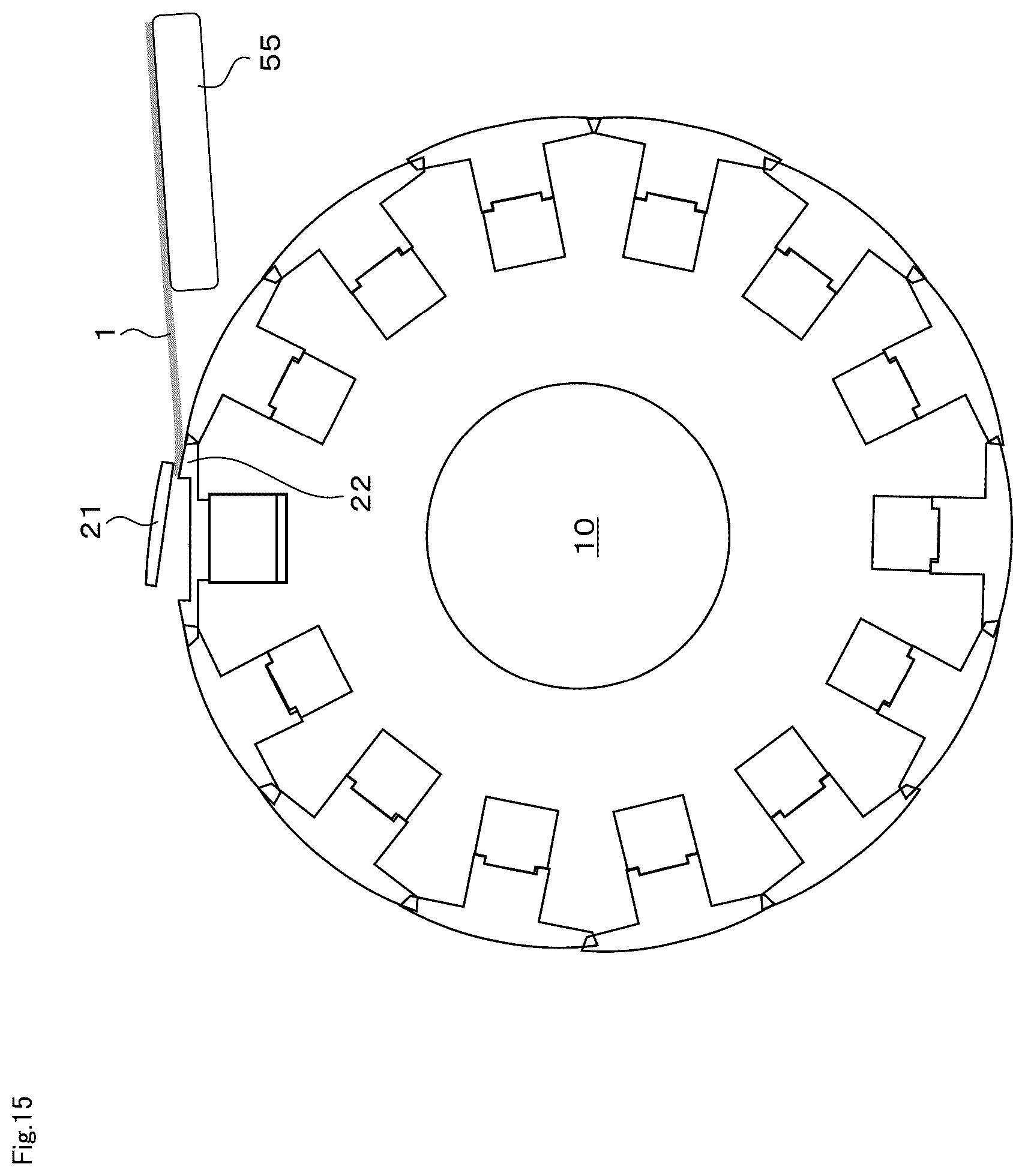 Patent US12311624 Figure 15 – Molding drum