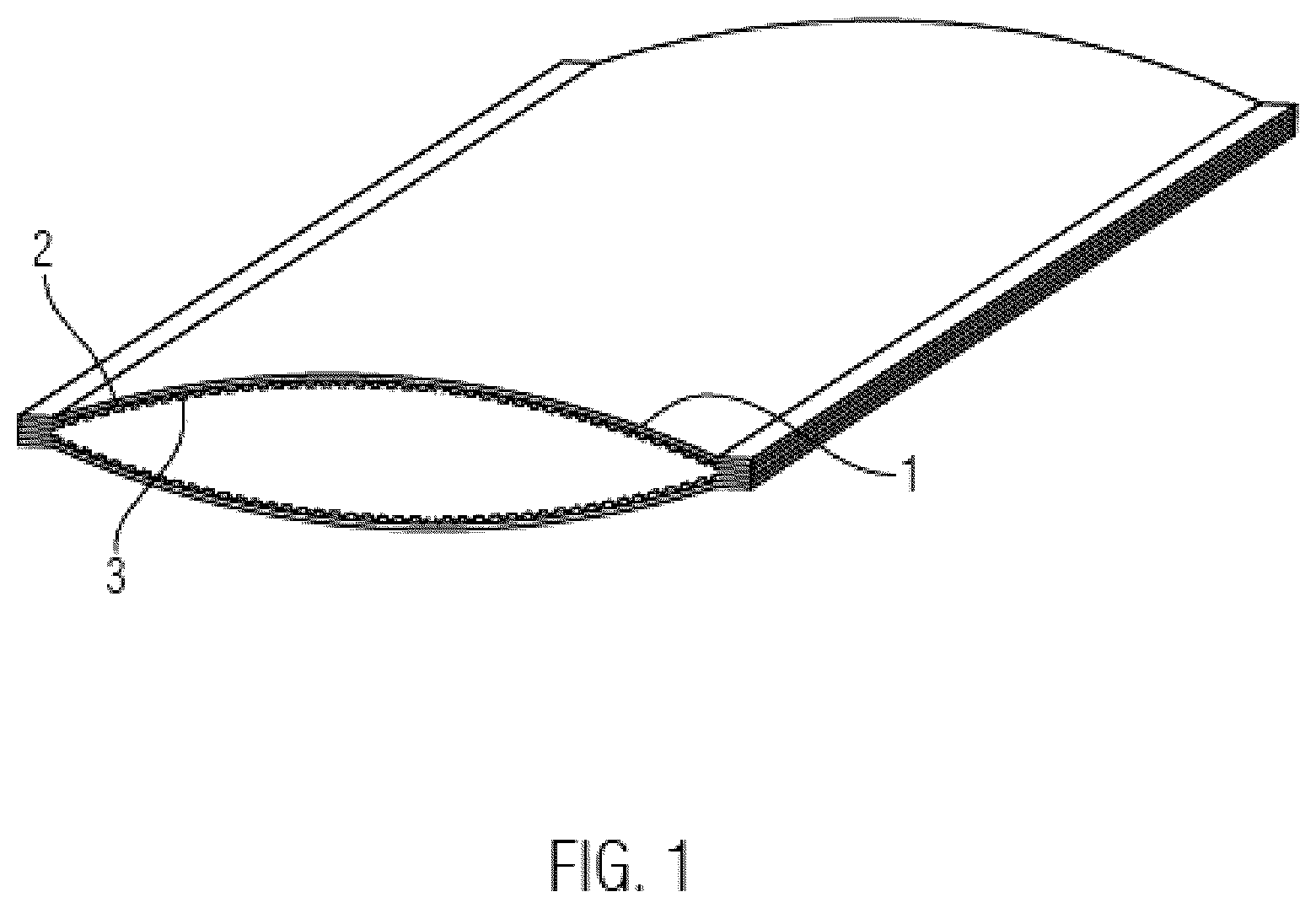 Patent US12311642 — Vacuum-sealable plastic pouch — Figure 1