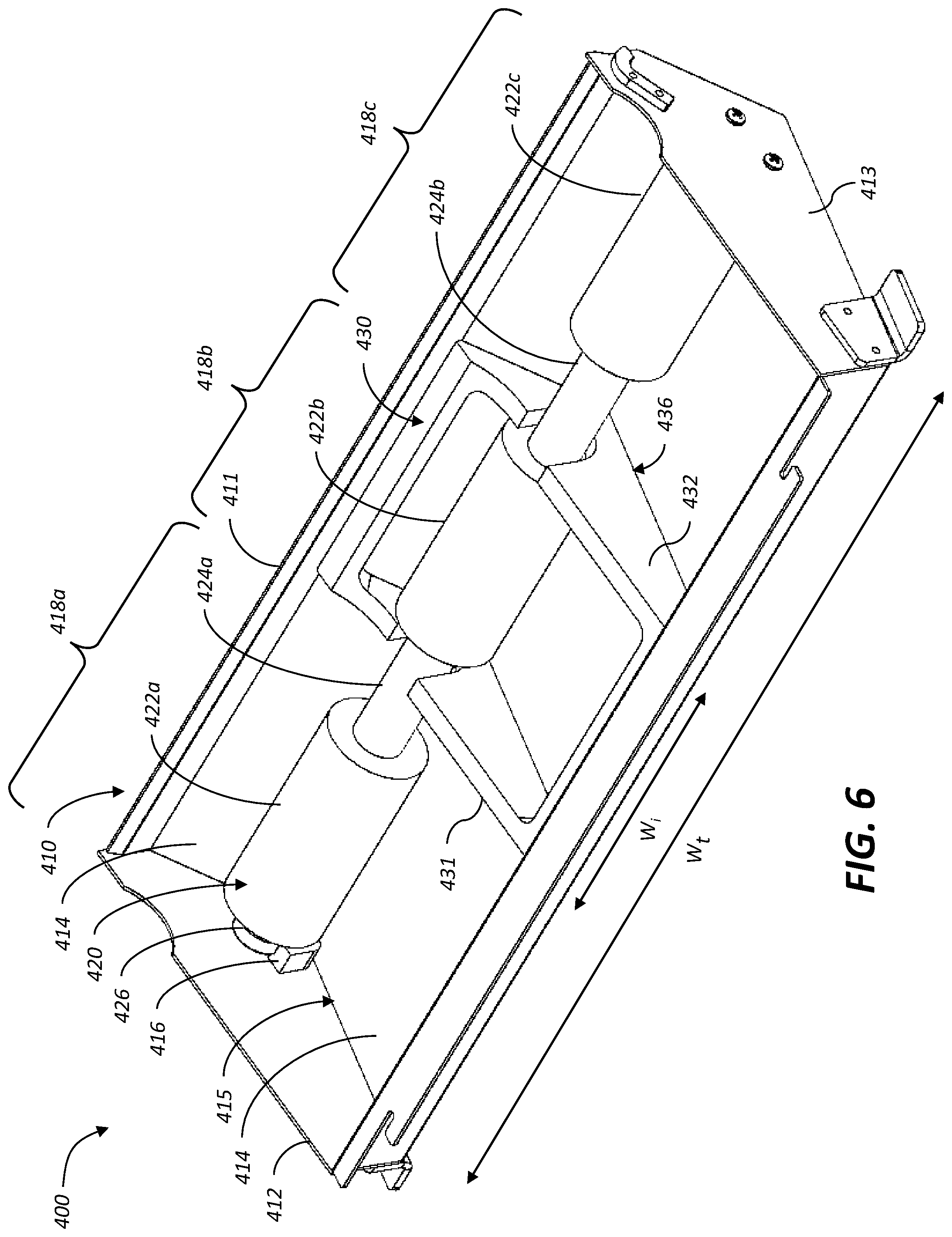 Patent US12311652 Figure 6 – Inking system with plurality of fountain roller elements