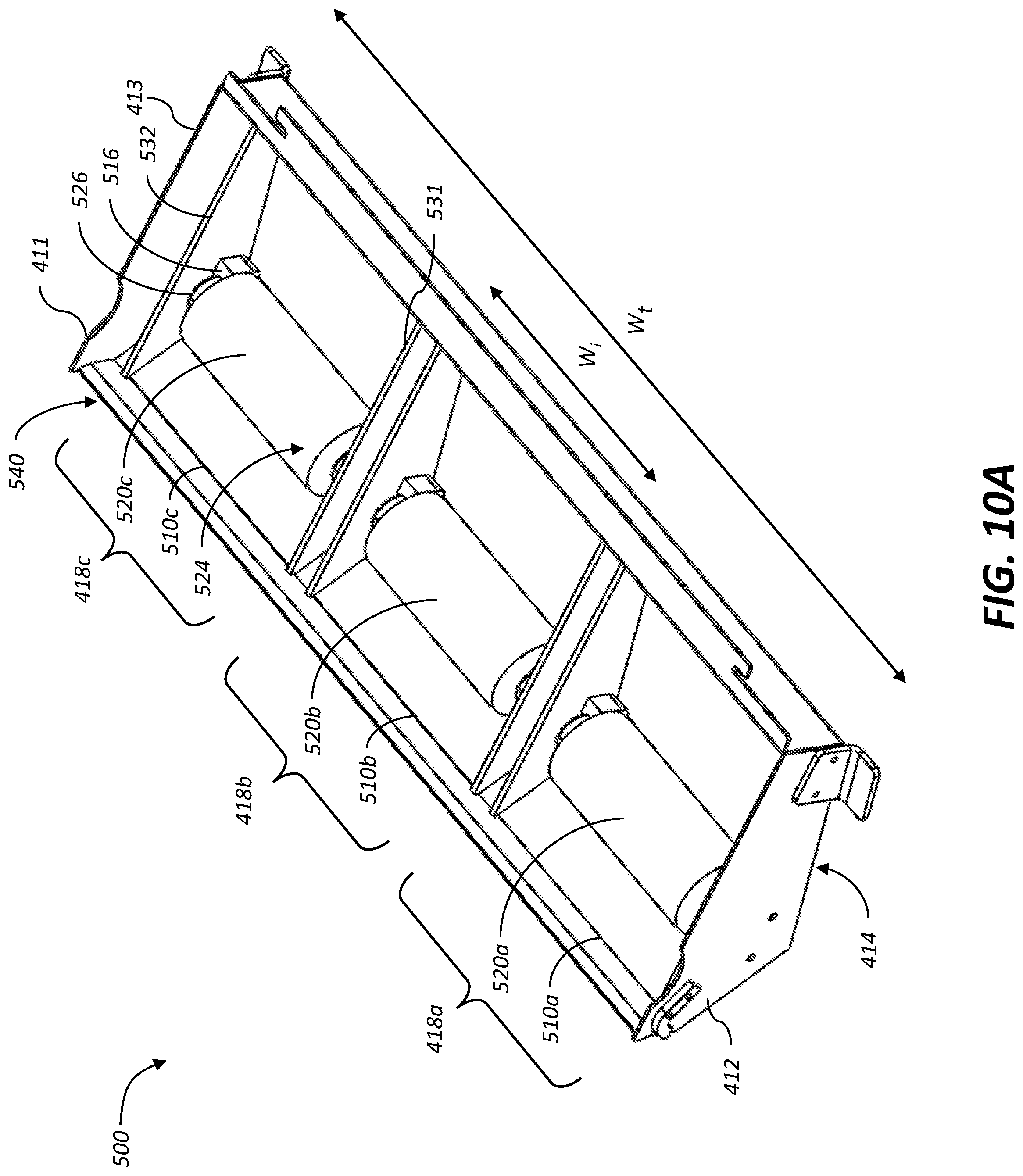 Patent US12311652 Figure 10 – Inking system with plurality of fountain roller elements