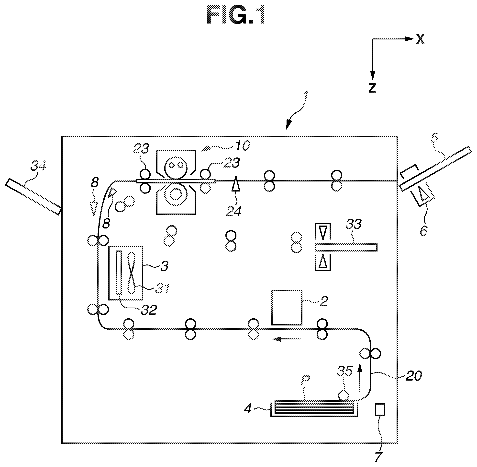 Patent US12311656 — Ink jet recording apparatus — Figure 1