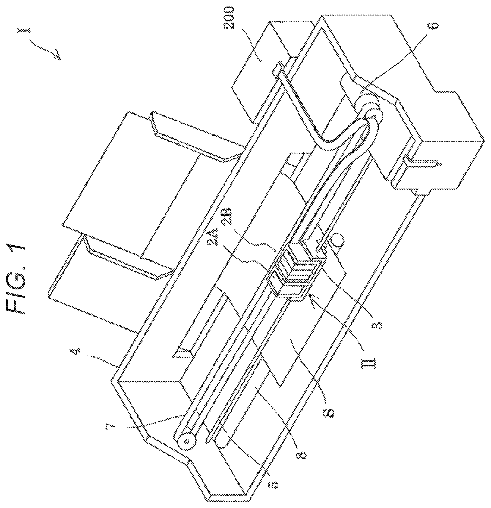 Patent US12311664 — Piezoelectric element, head chip, liquid ejection device, and sensor — Figure 1