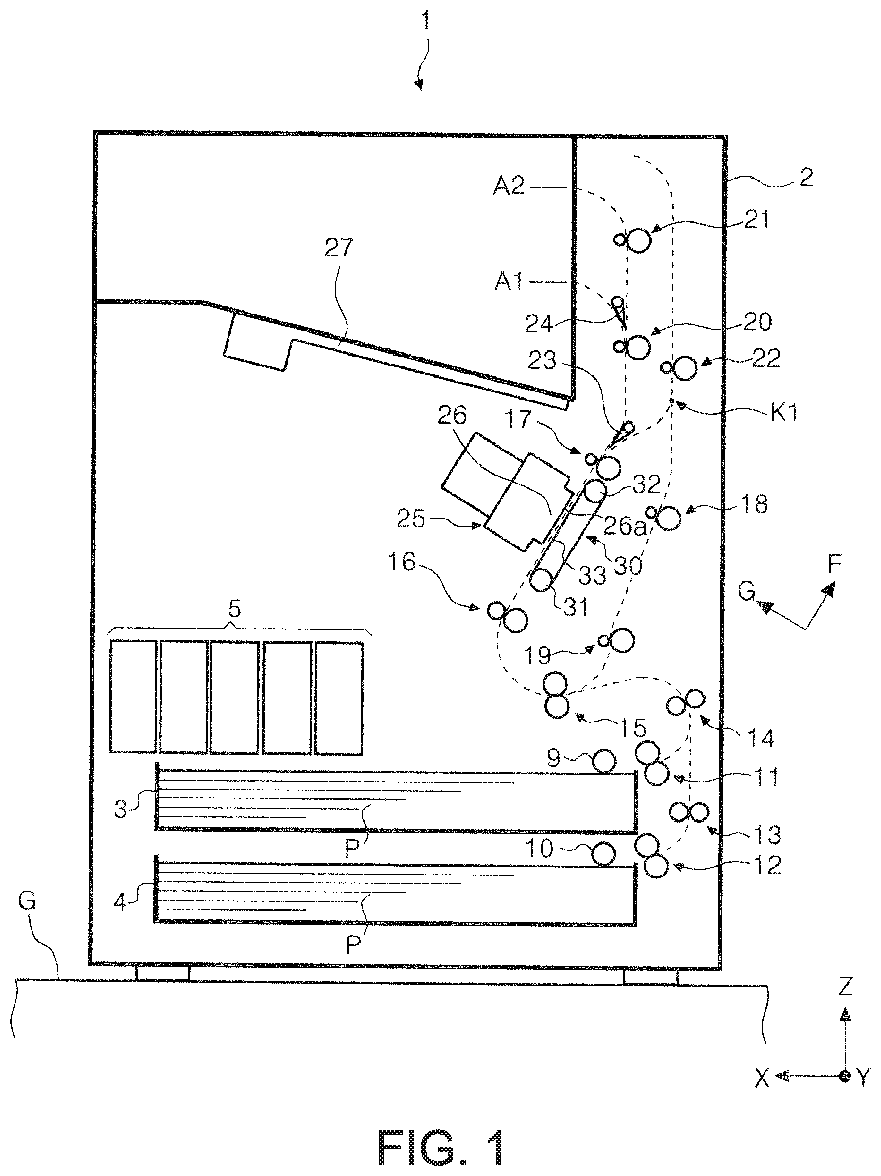 Patent US12311682 Figure 1 – Liquid ejection apparatus, control method for liquid ejection apparatus, and program