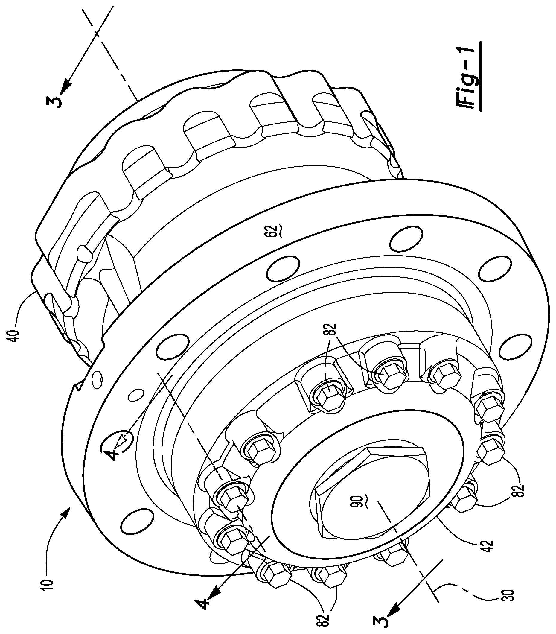 Patent US12311699 — Wheel end assembly — Figure 1