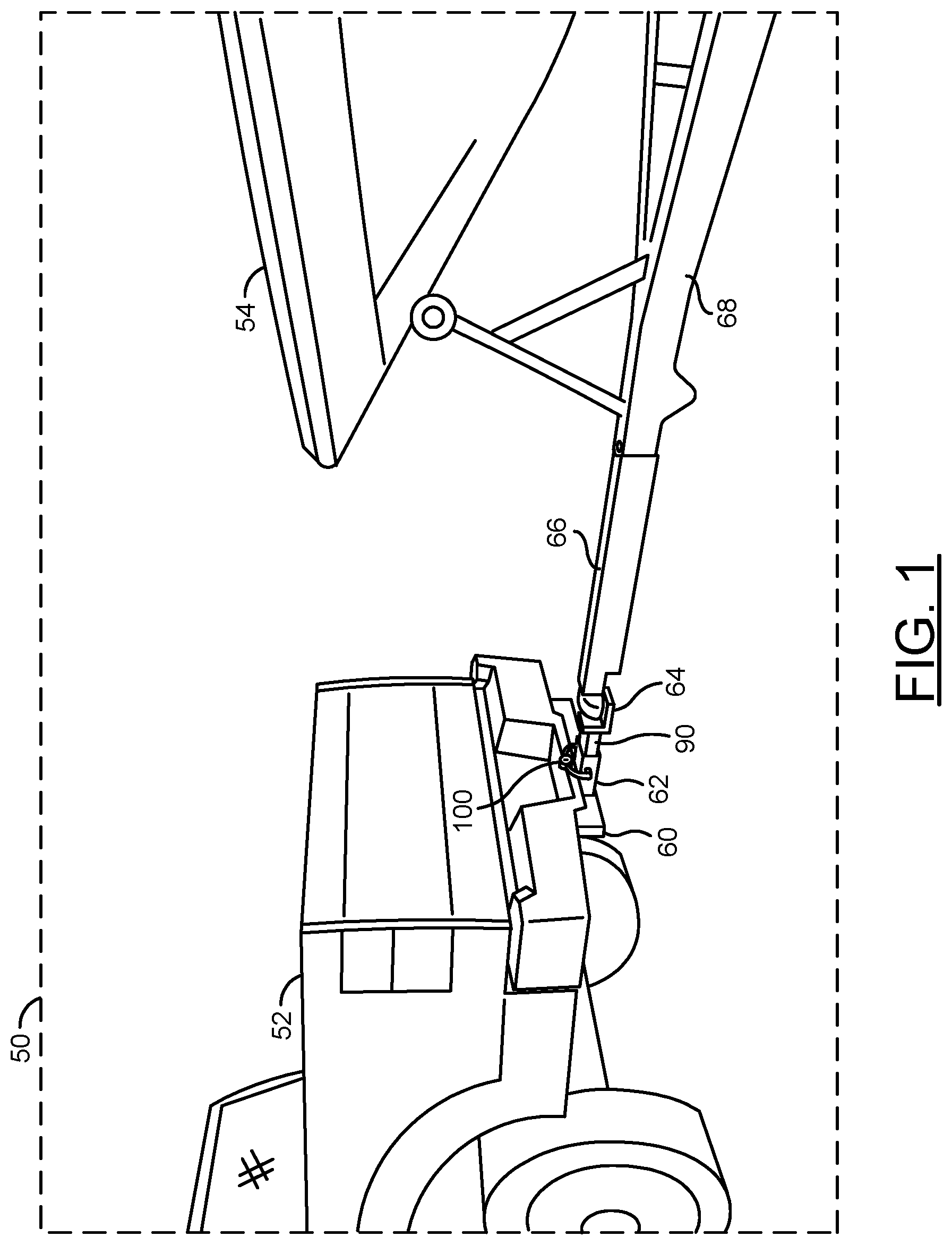 Patent US12311710 — Easy connect trailer hitch lock — Figure 1