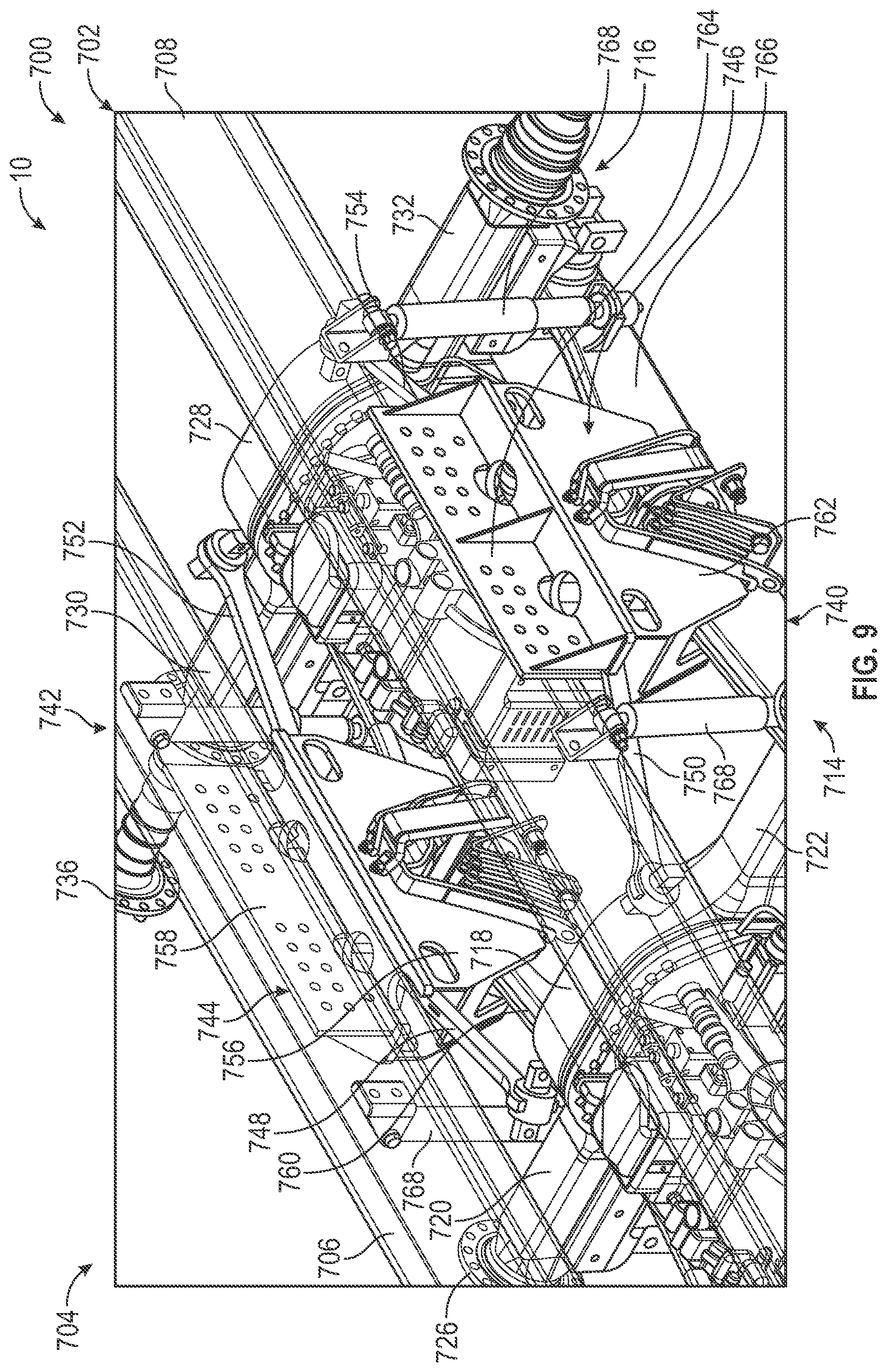 Patent US12311723 Figure 9 – Systems and methods for a suspension assembly on an electrified vehicle