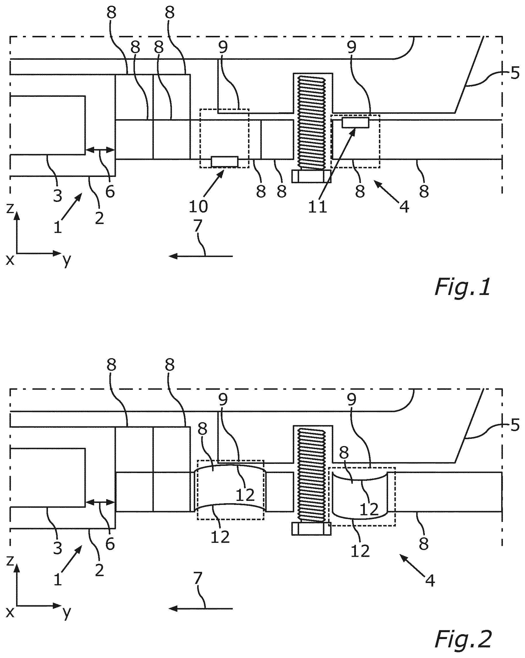 Patent US12311747 — High-voltage storage device for a motor vehicle — Figure 1