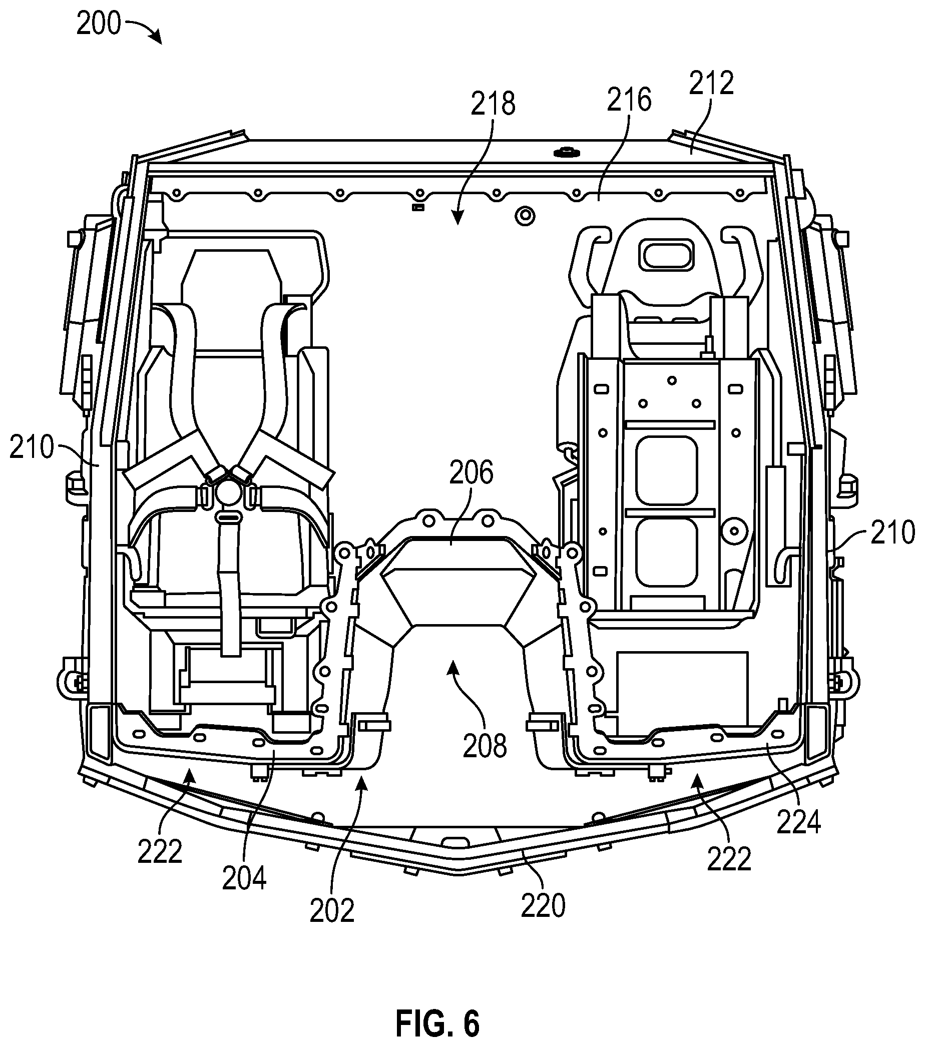 Patent US12311754 Figure 6 – Power export system for a military vehicle