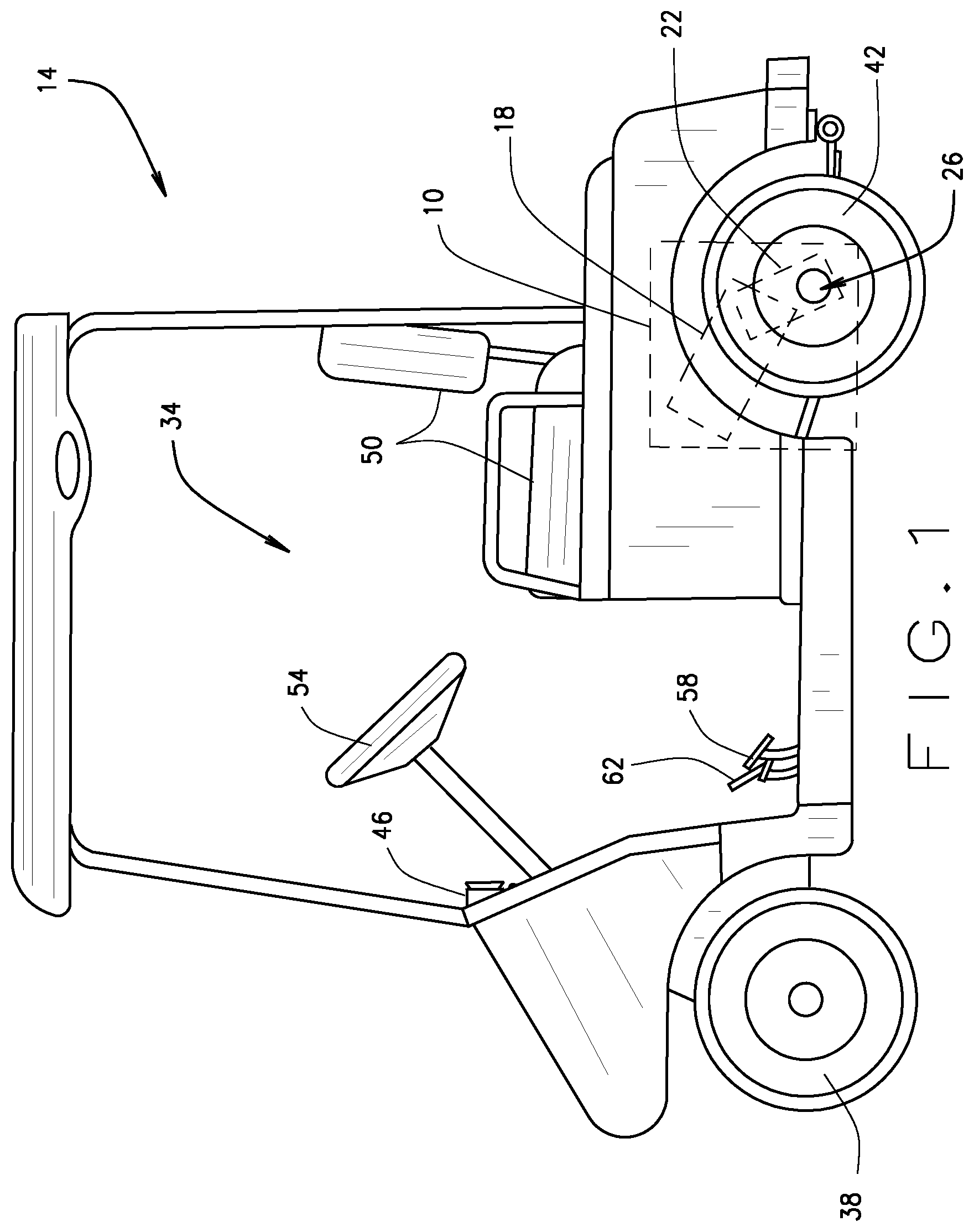 Patent US12311755 Figure 1 – Floating engine powertrain
