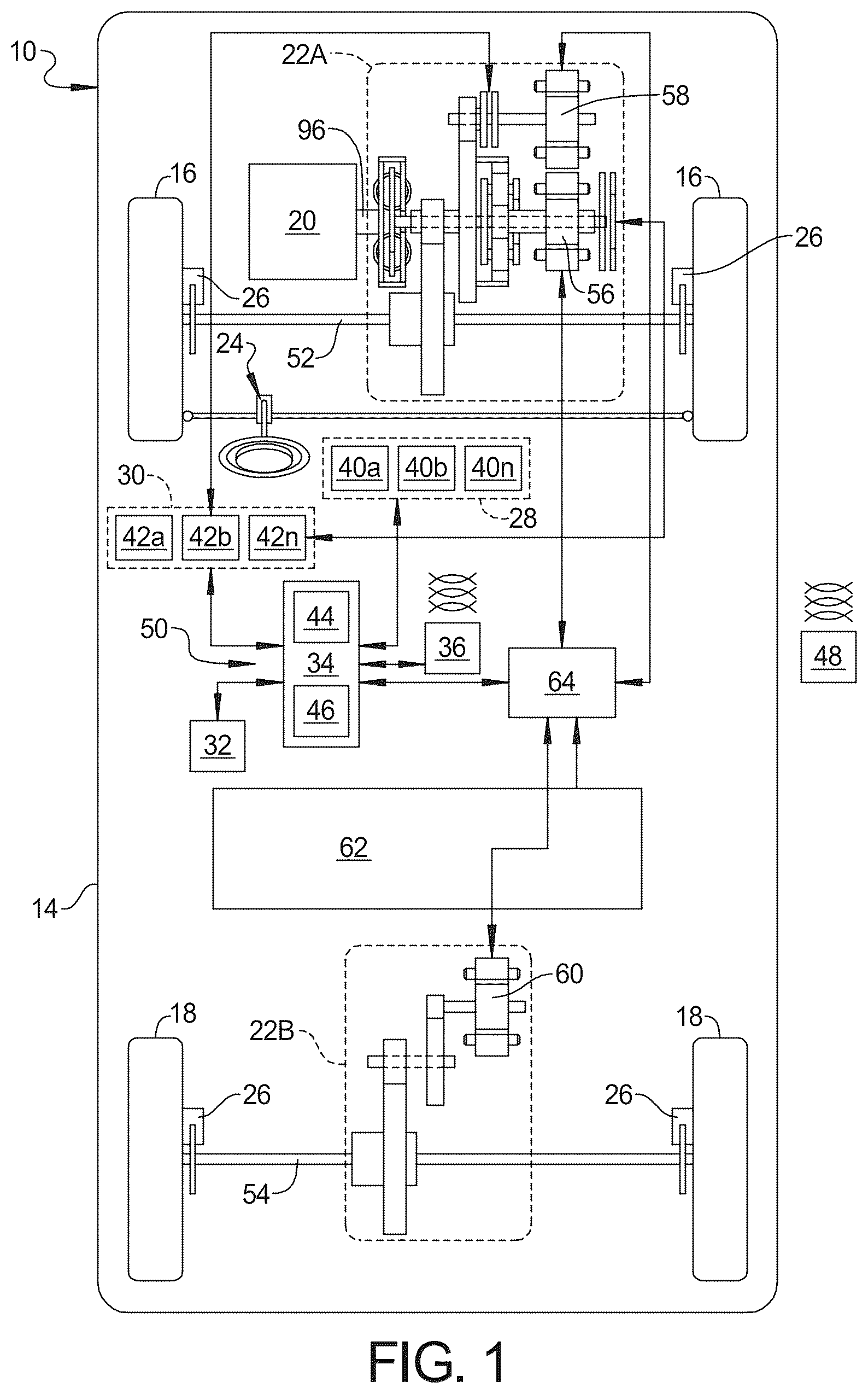 Patent US12311767 — Hybrid propulsion system — Figure 1