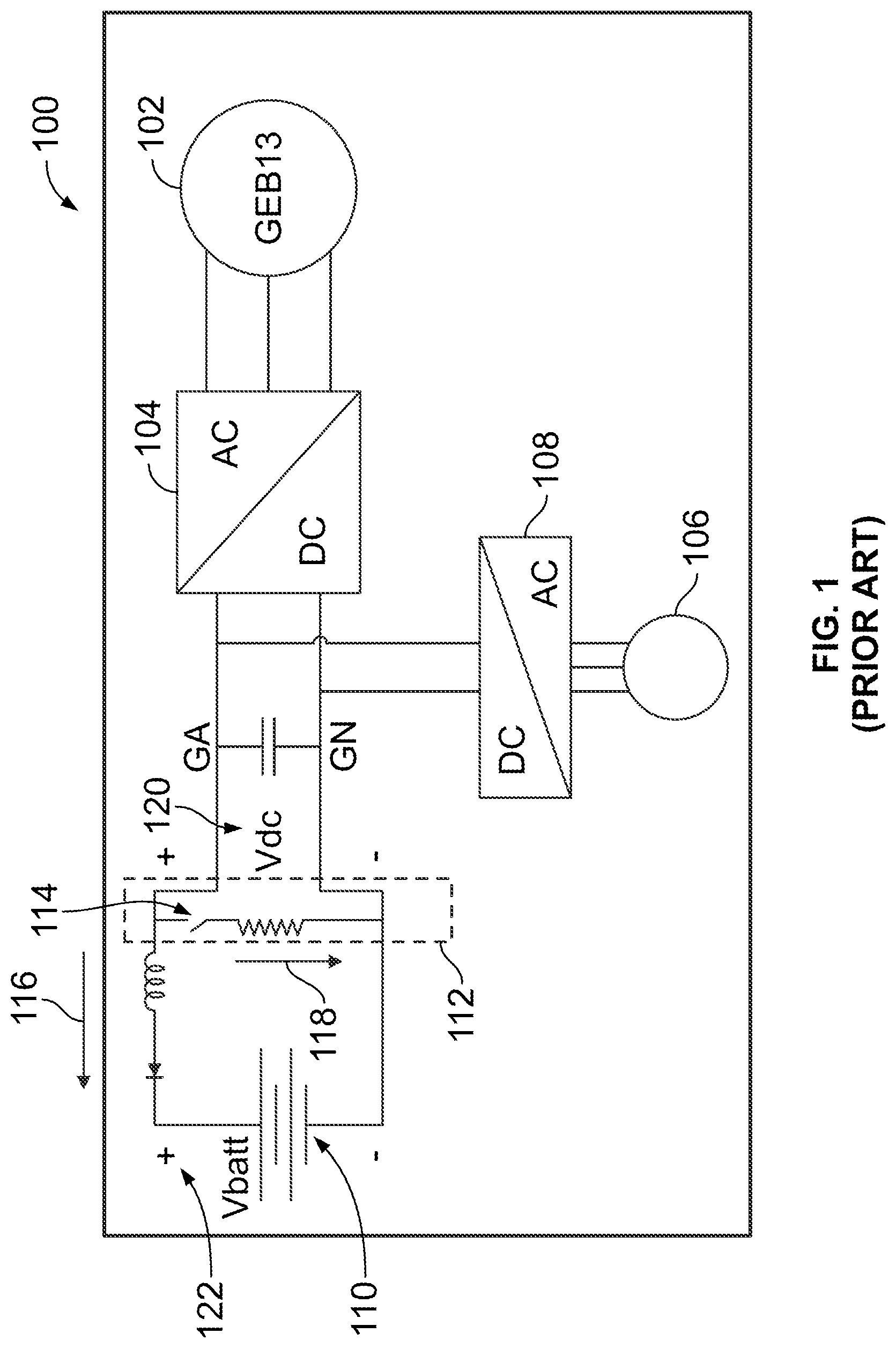 Patent US12311776 — Electric power system and method — Figure 1