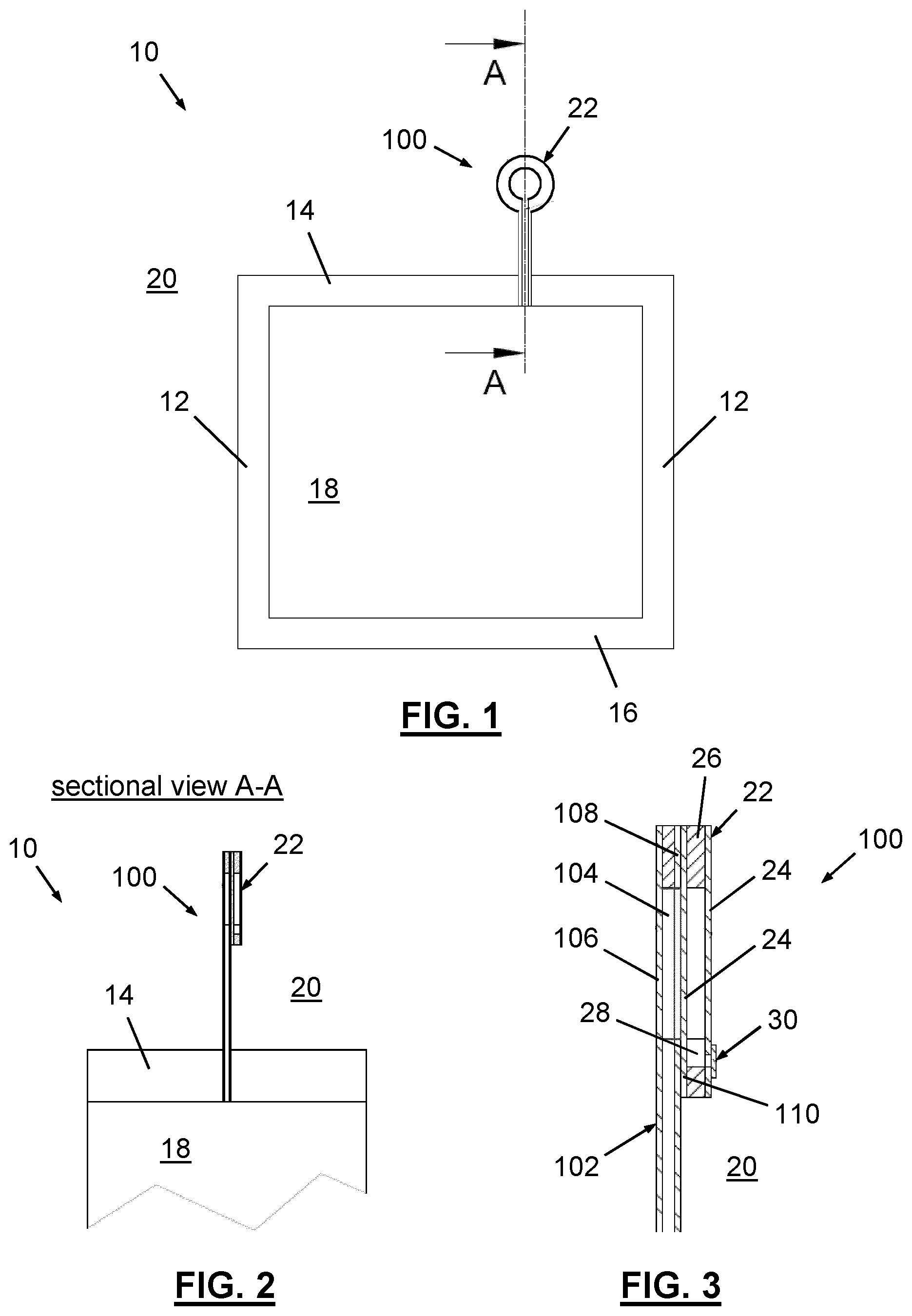 Patent US12311781 — Thermal runaway detection of automotive traction batteries employing force-sensing resistor (FSR) pressure sensor — Figure 1