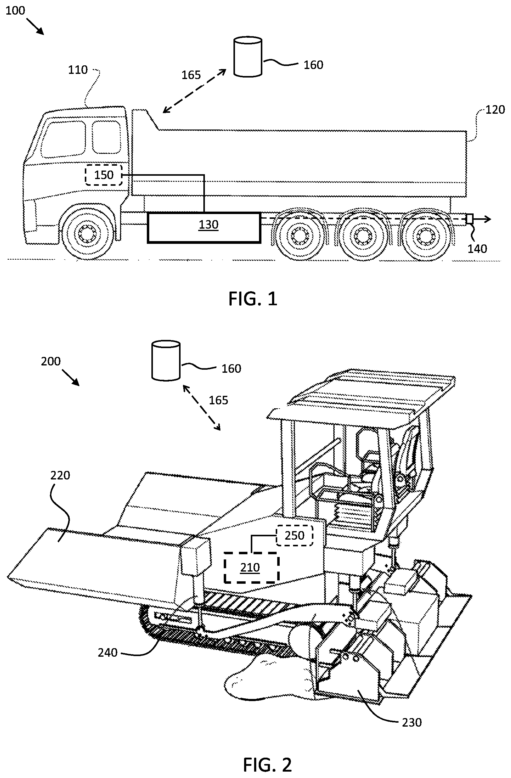 Patent US12311793 — Road construction machines for an electric road construction site — Figure 1