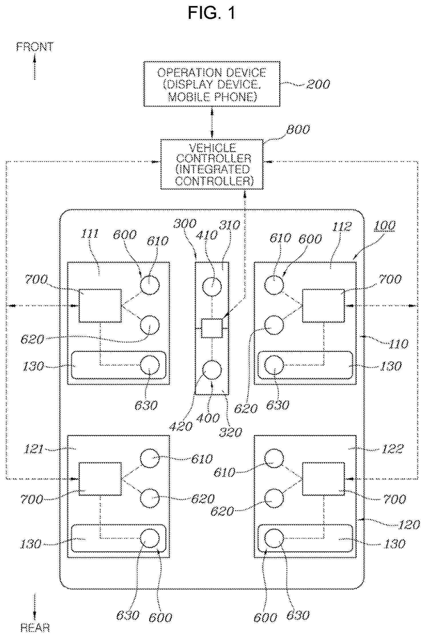 Patent US12311807 Figure 1 – Seat automatic arrangement method and apparatus of autonomous driving vehicle